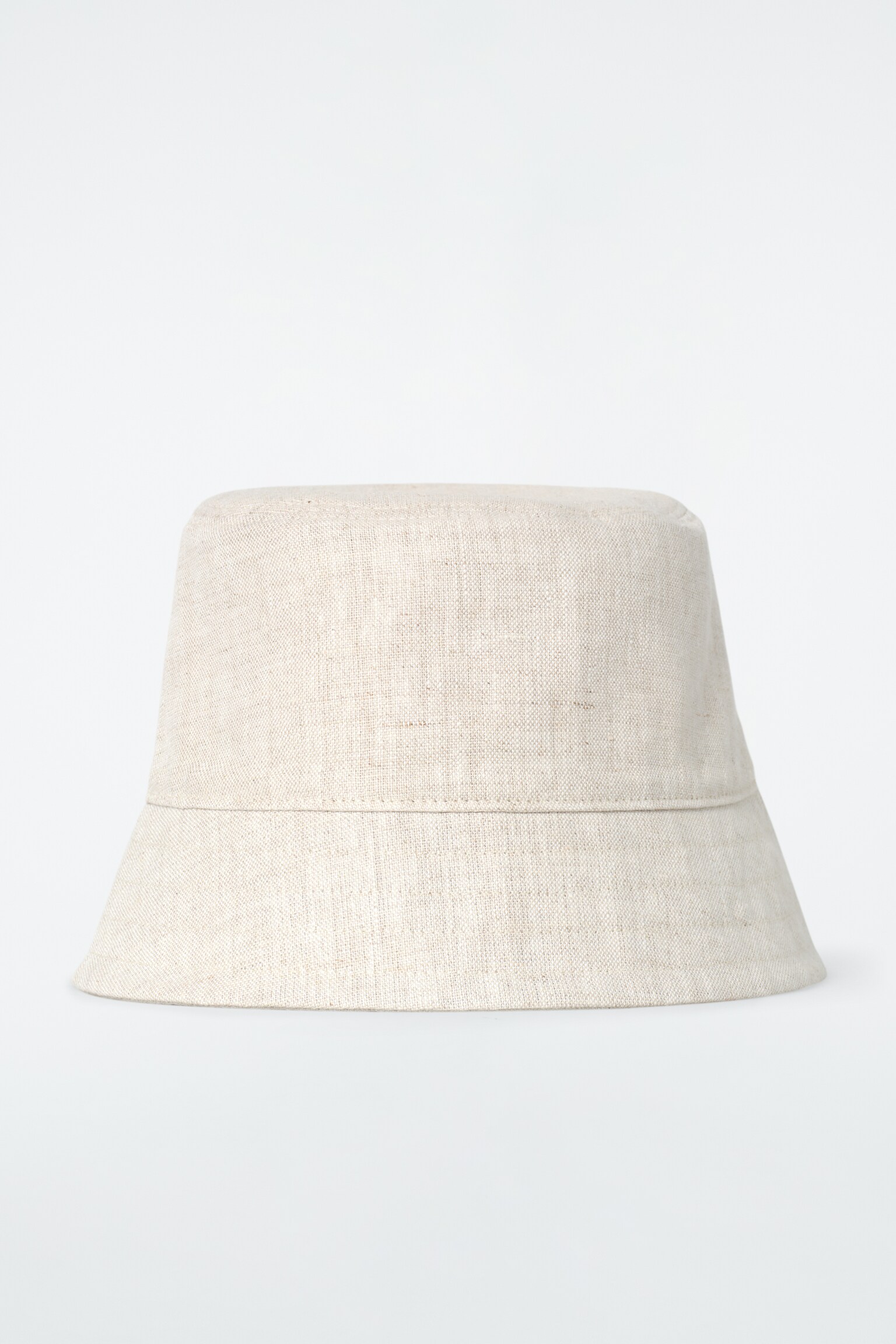 LINEN BUCKET HAT - LIGHT BEIGE / UNDYED - 2