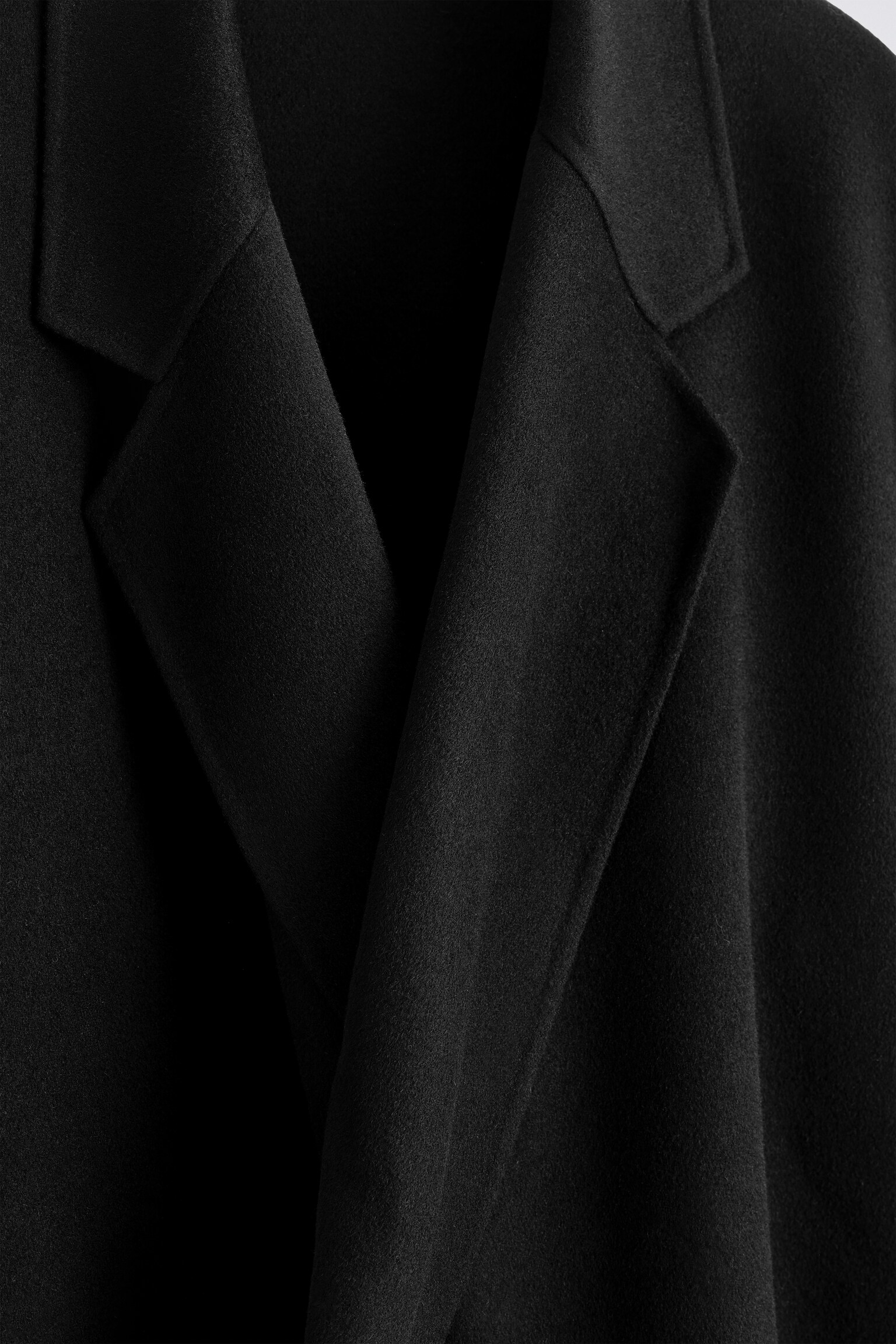 DVOJVRSTVOVÁ VLNENÁ KOŠEĽA - ČIERNA - 3