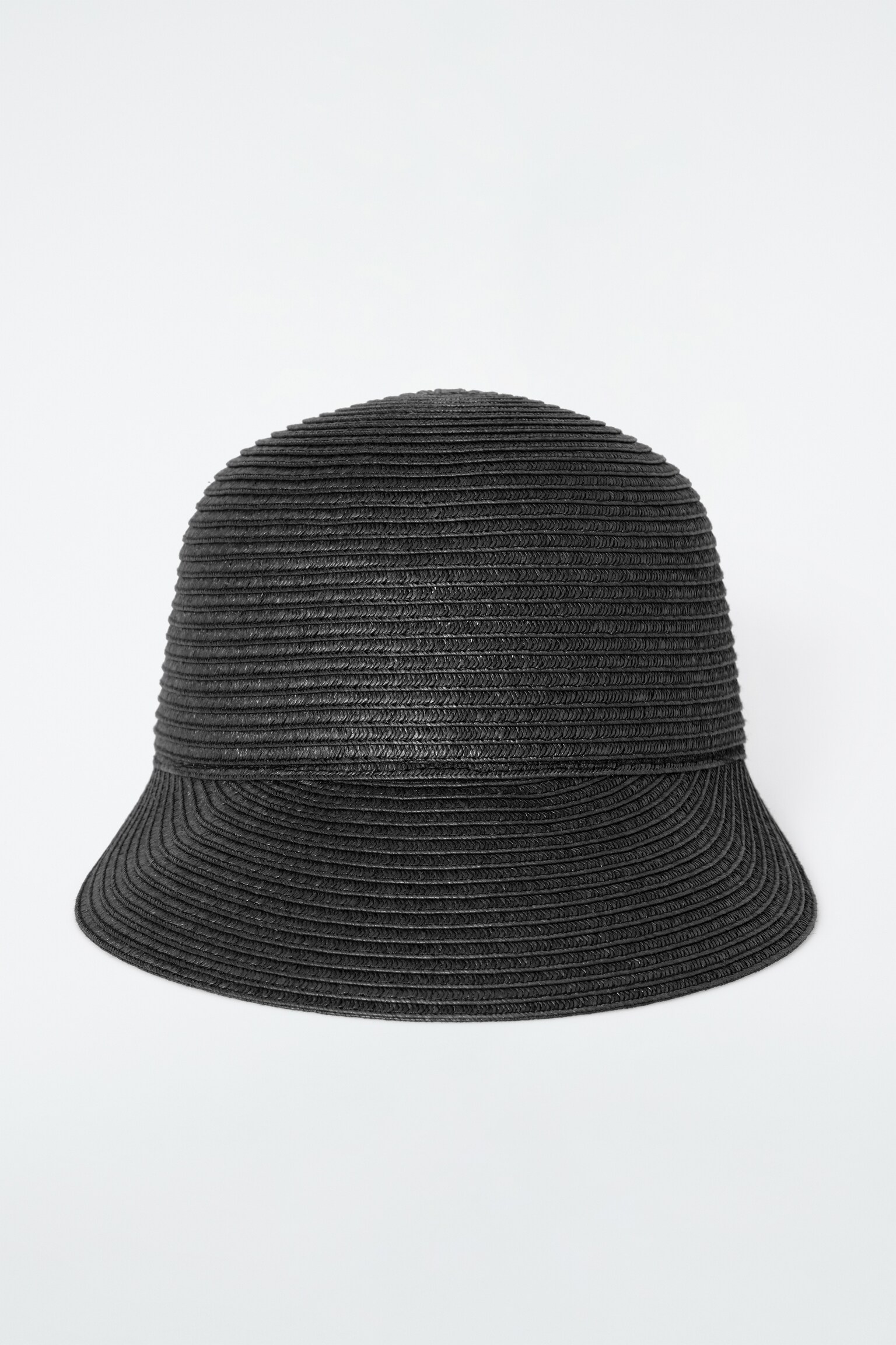 CASQUETTE BASEBALL EN PAILLE TISSÉE - NOIR/SABLE - 4