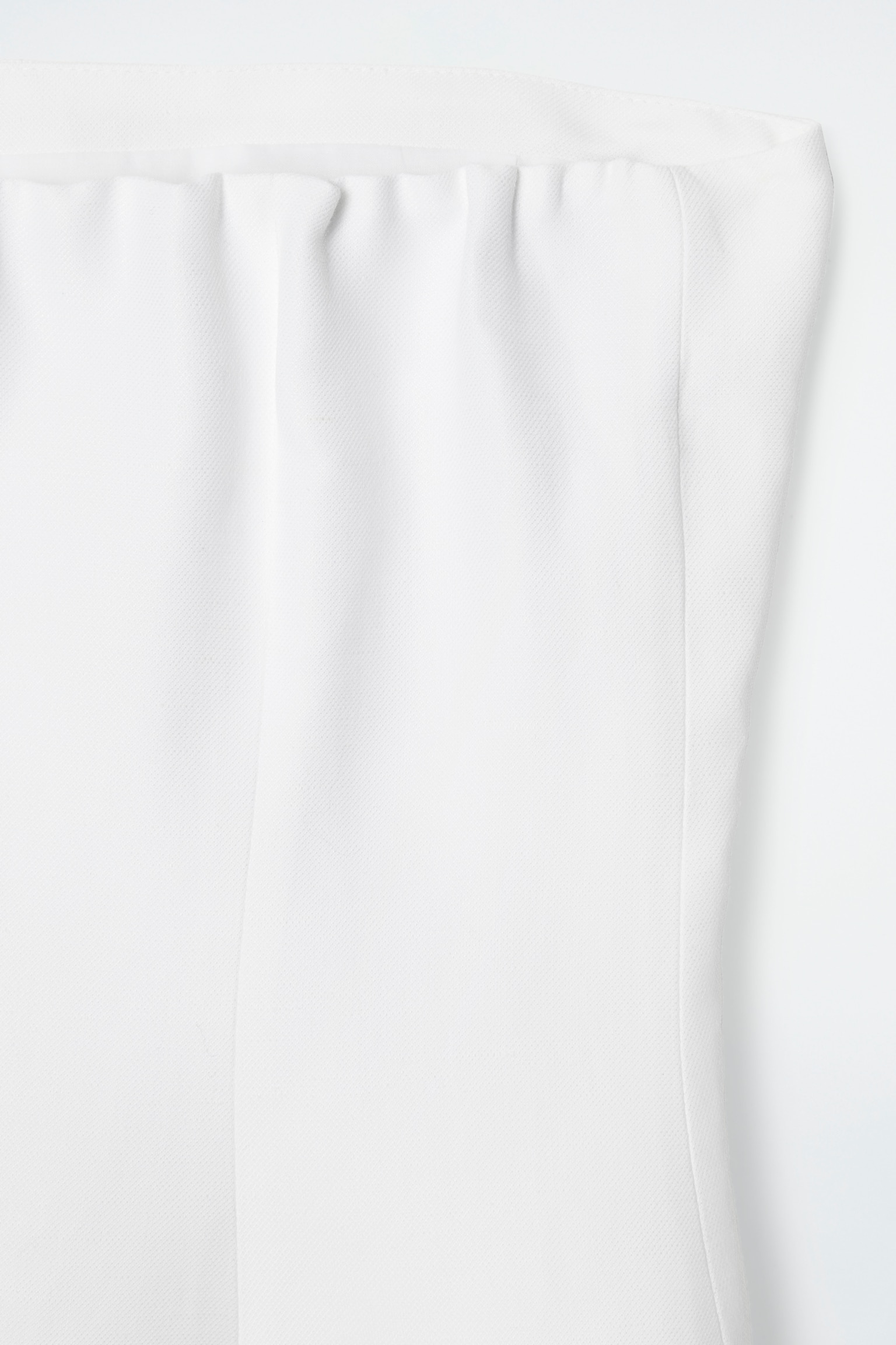 LINEN BUSTIER TOP - WHITE - 2