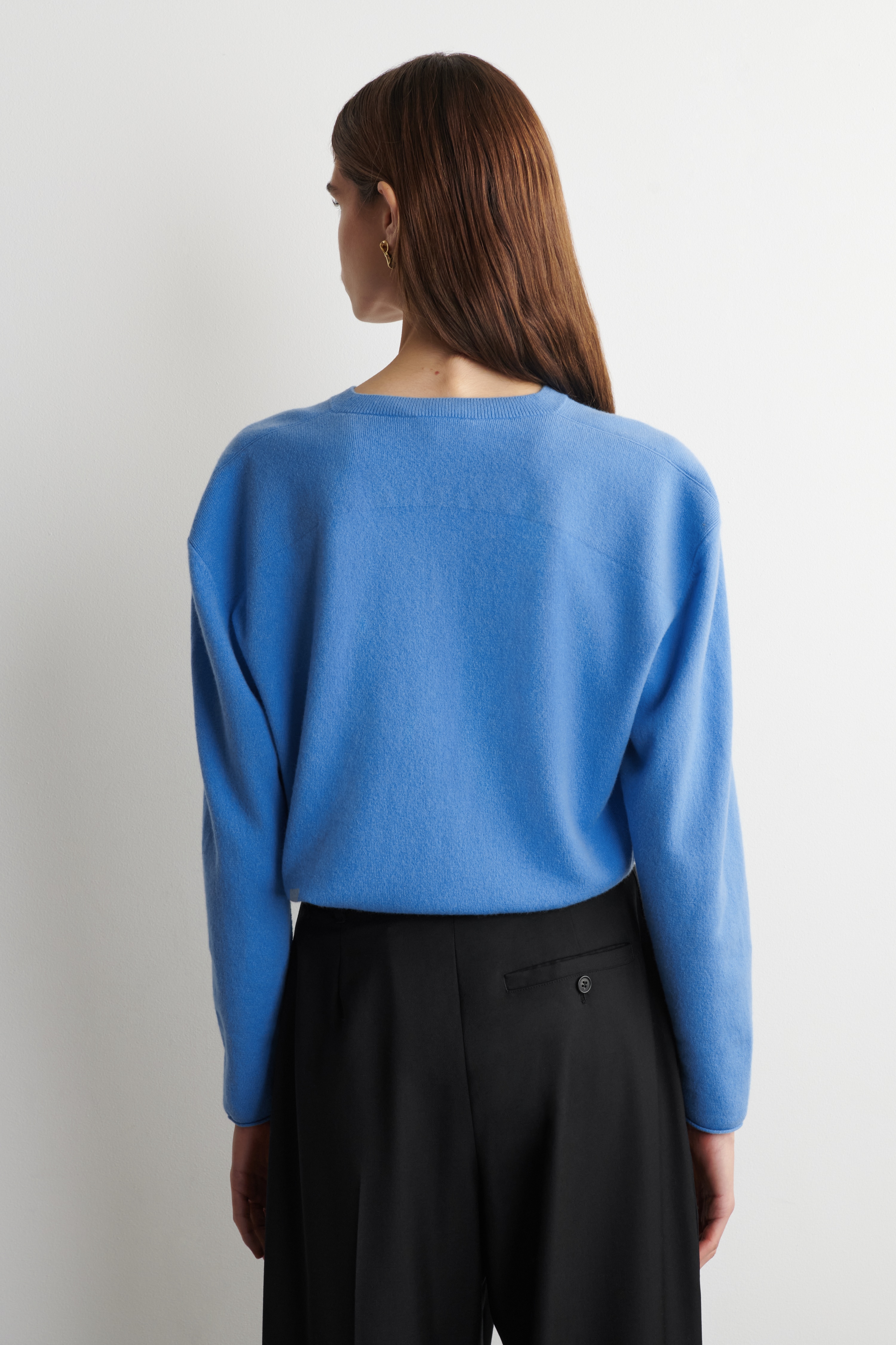 Pull H&M En Laine Mérinos Bleu Foncé - Taille XXL - Occasion Très Bon état