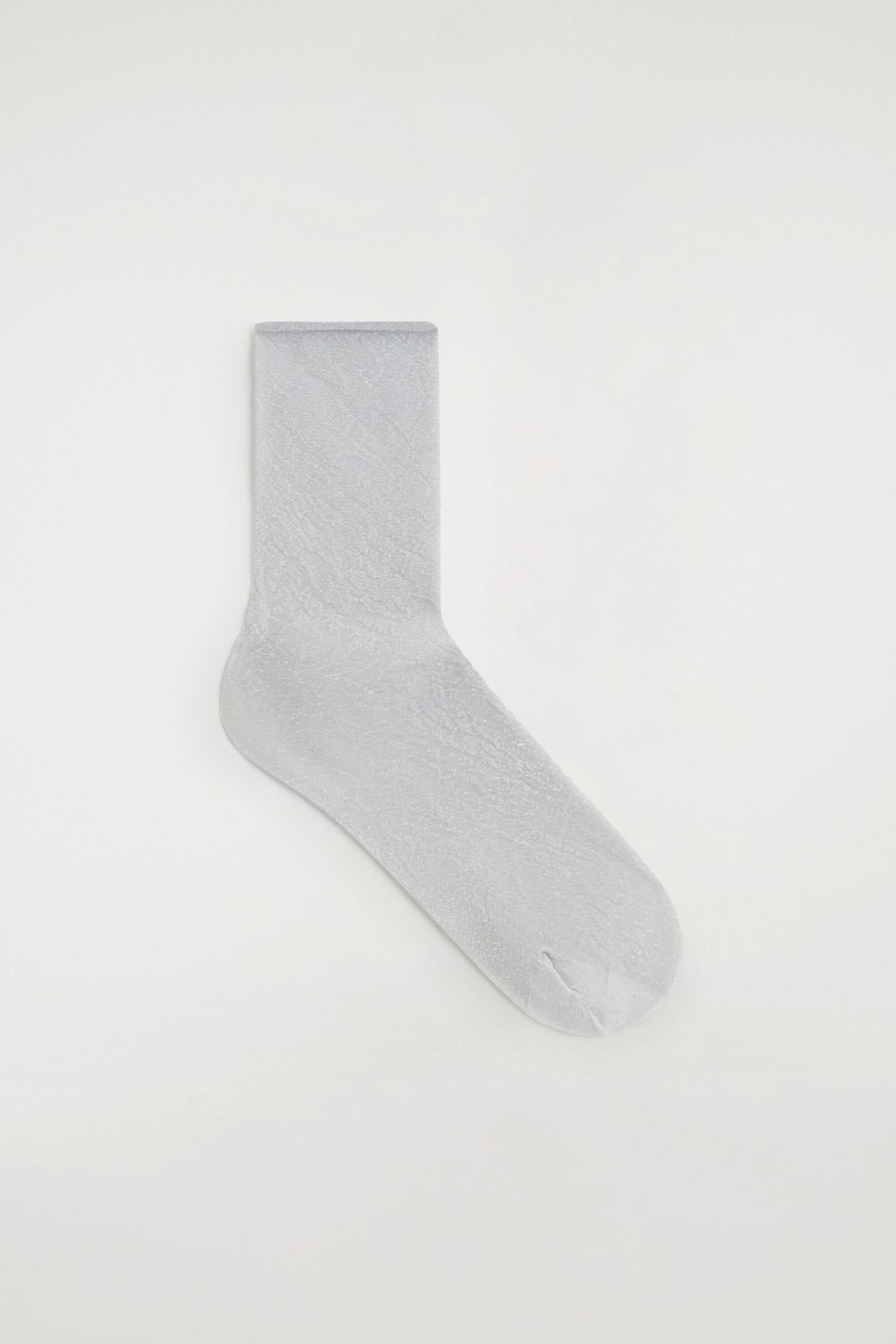SPARKLY SOCKS — SILVER