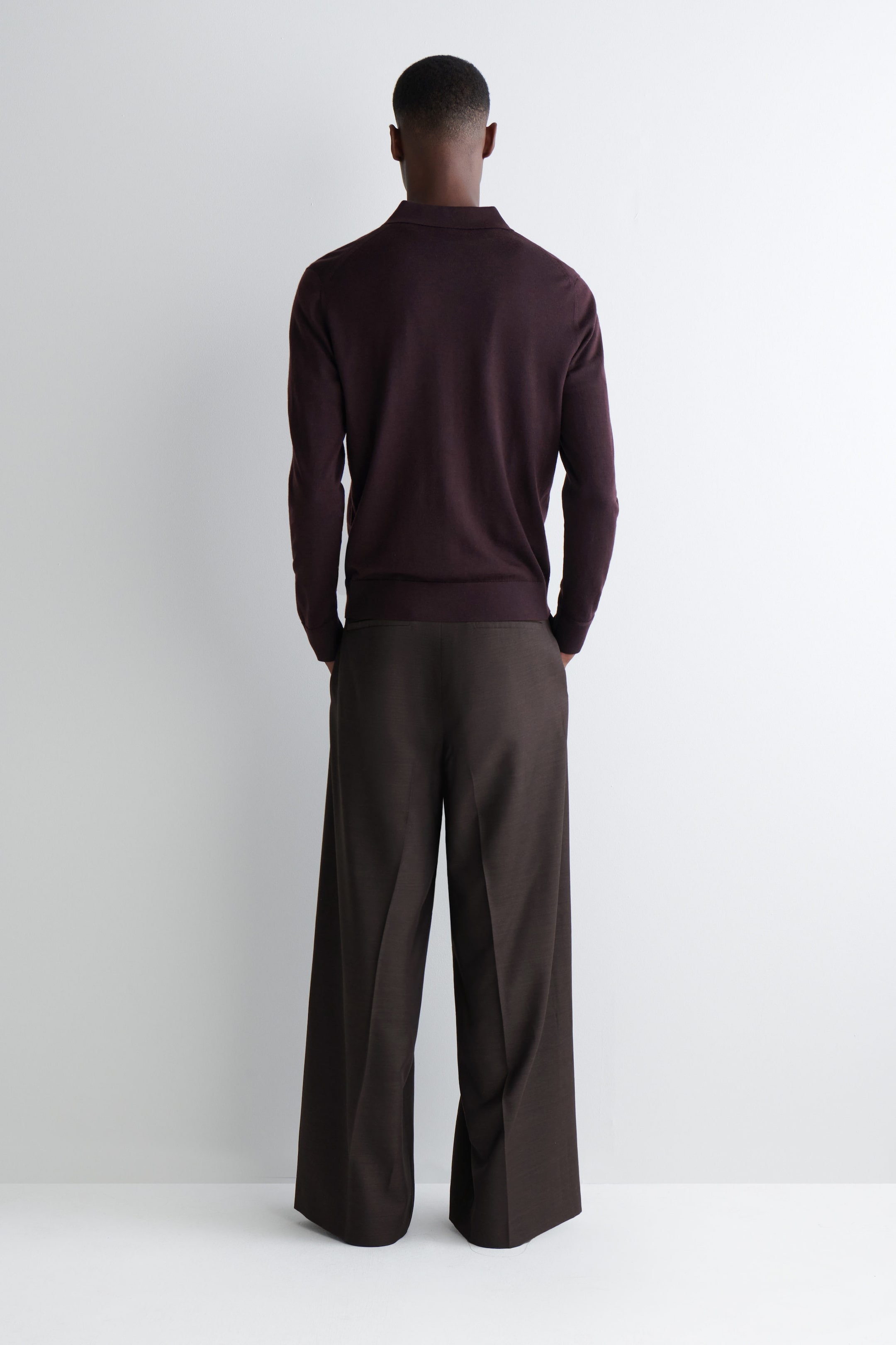 SLIM MERINO WOOL POLO SHIRT