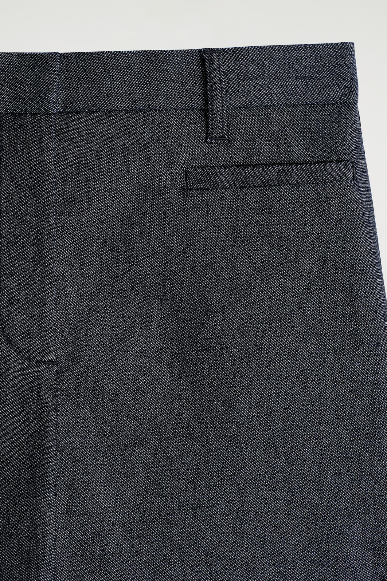 DENIM MINI SKIRT — INDIGO