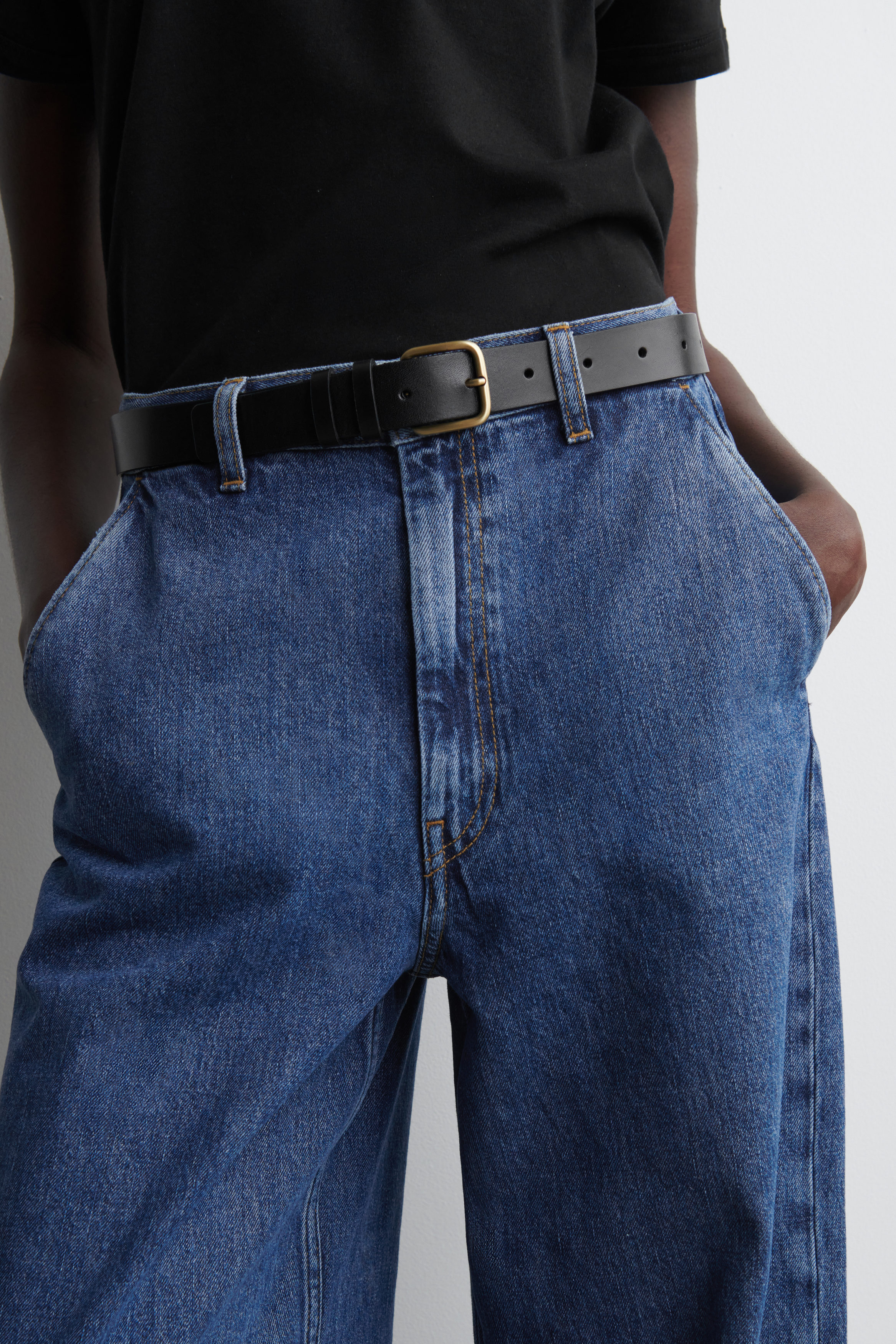 【NONCODE】Naz Belt Wide Denim Pants 0400021052819_STARDOM?wid=600&