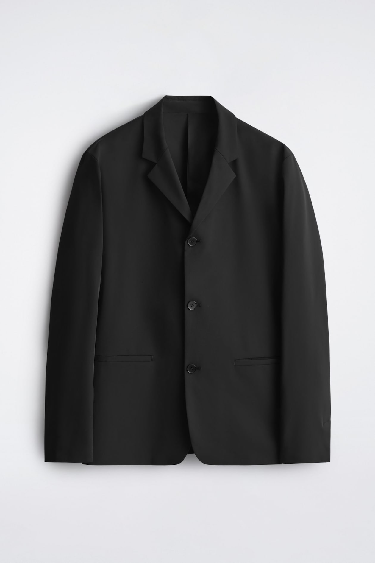 UNSTRUKTURIERTER BLAZER AUS TECHNISCHEM TWILL