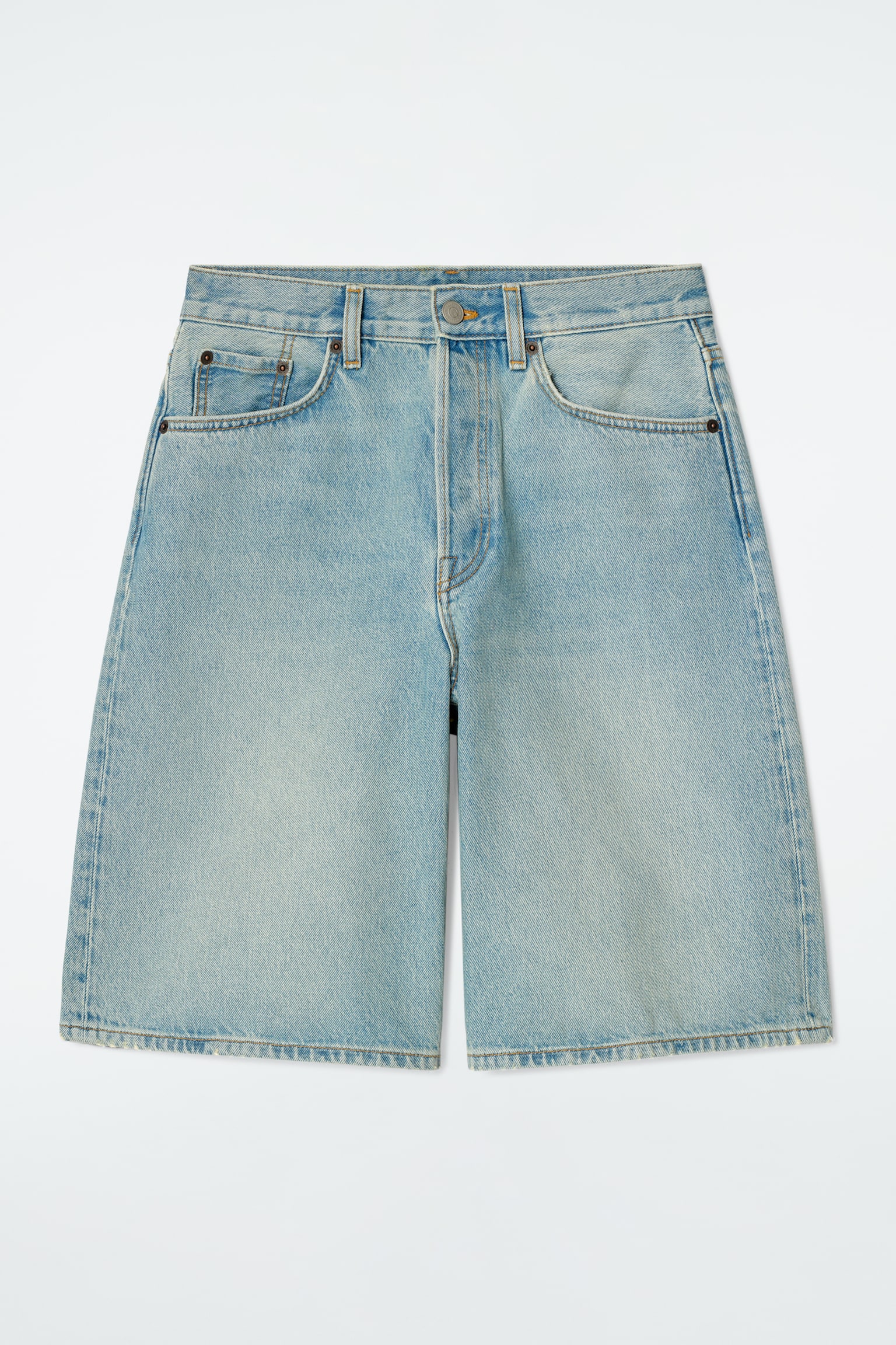 BERMUDAS VAQUERAS - AZUL CLARO/AZUL/TIZA - 2