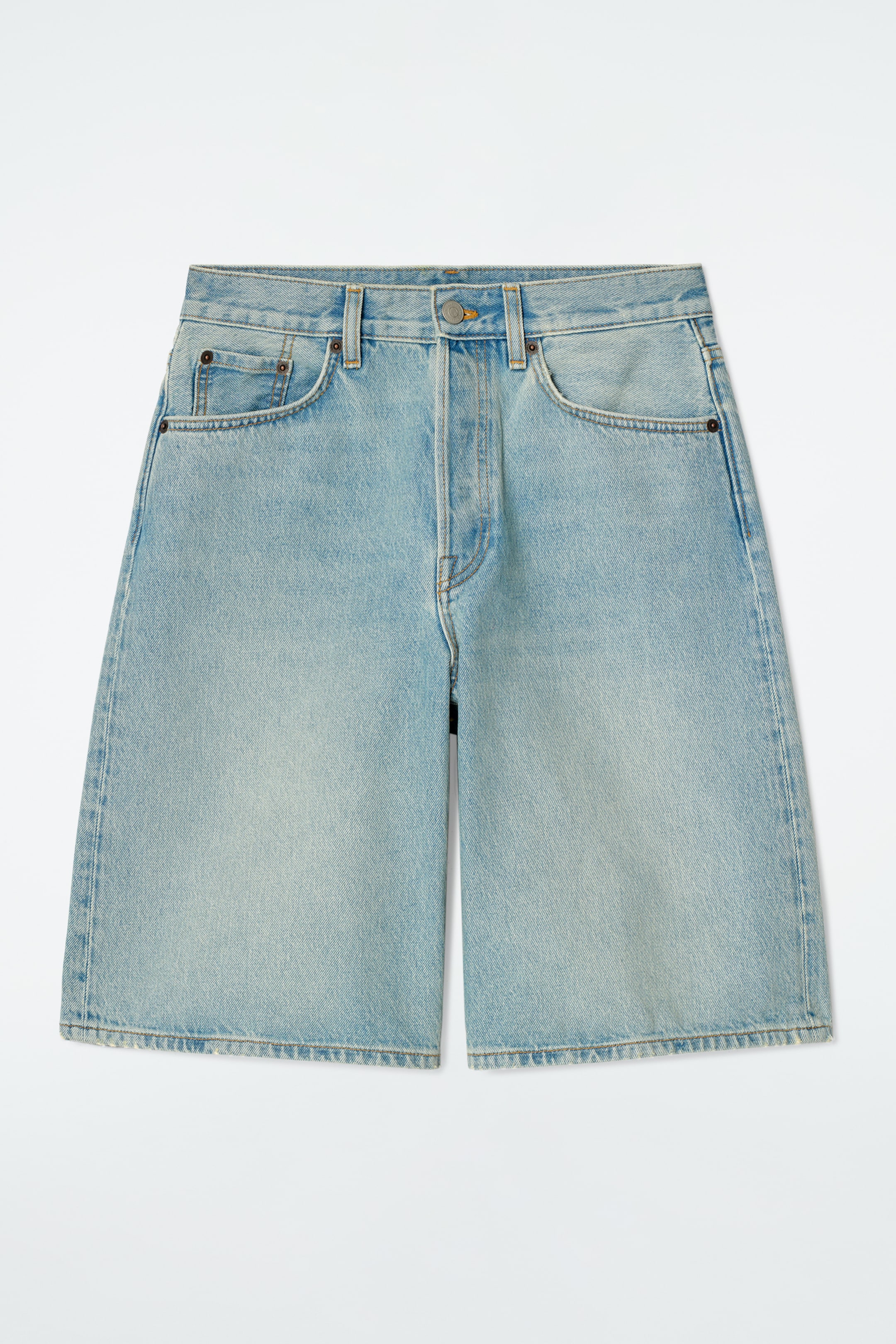 Grösseres Bild ansehen: LANGE JEANSSHORTS - HELLBLAU - DAMEN | H&M CH 5
