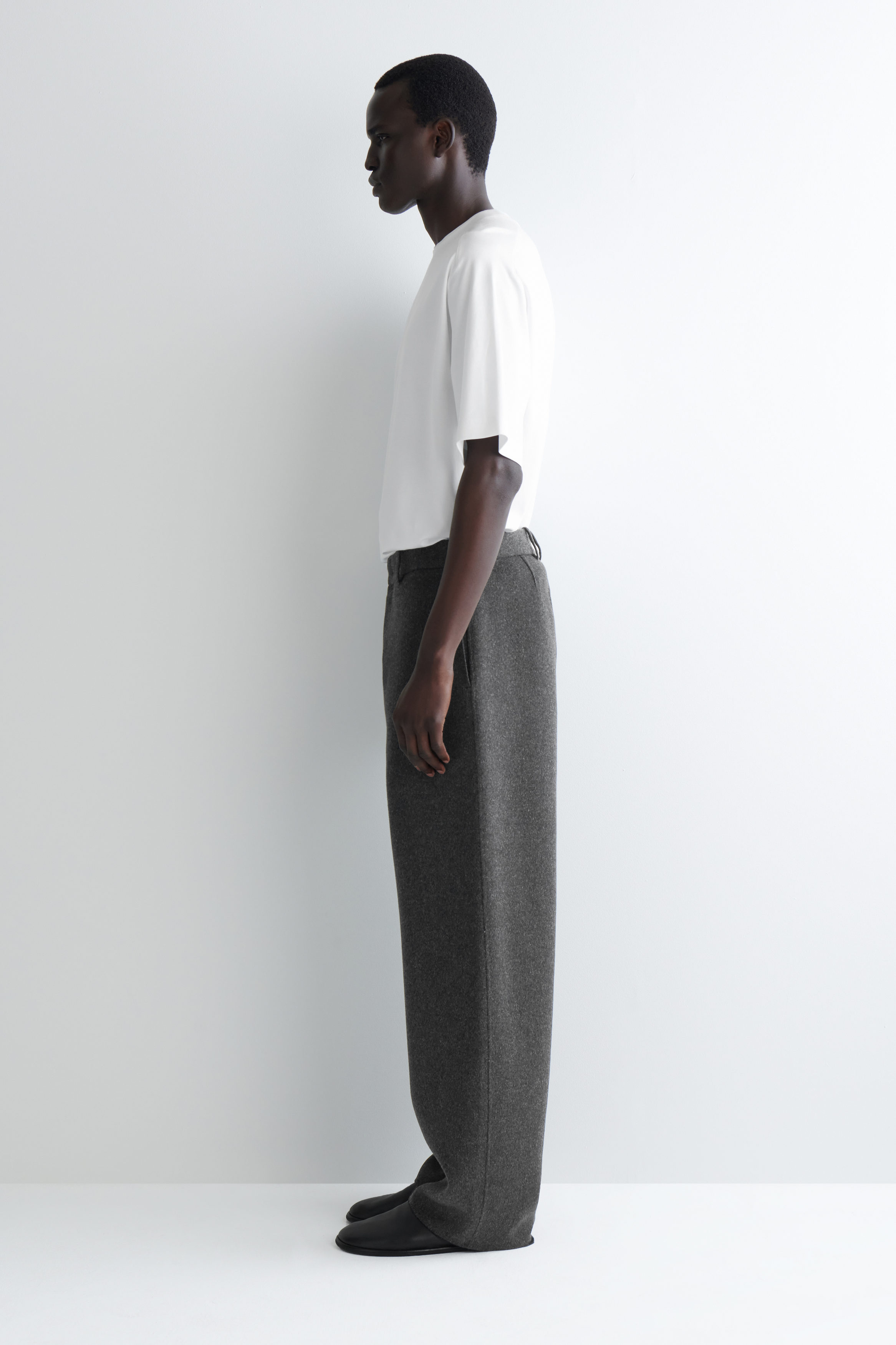 dissonance購入 wool wide slacks グレー dissonance購入 wool wide slacks グレー dissonance購入 wool