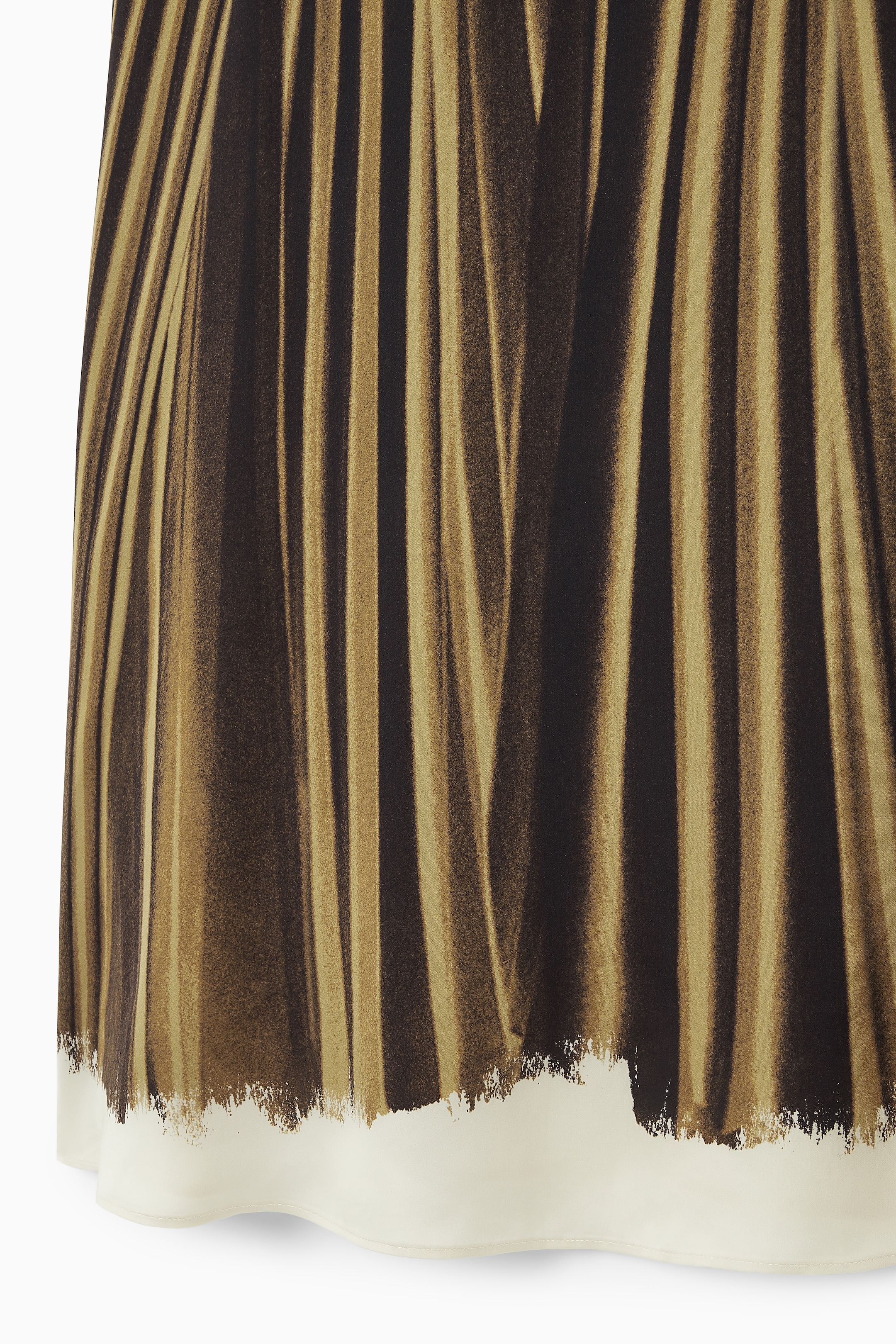 Ingrandisci l'immagine: TROMPE-L'ŒIL MIDI SKIRT - BROWN / CREAM - DONNA | H&M CH 2