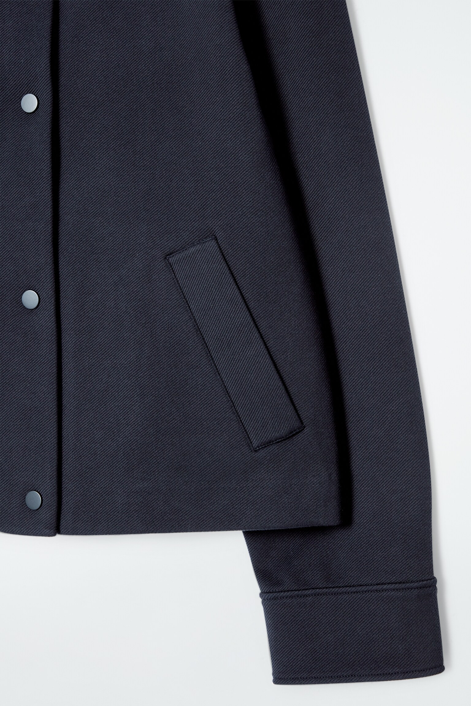 VESTE WORKWEAR SILHOUETTE TRAPÈZE - BLEU MARINE - 5