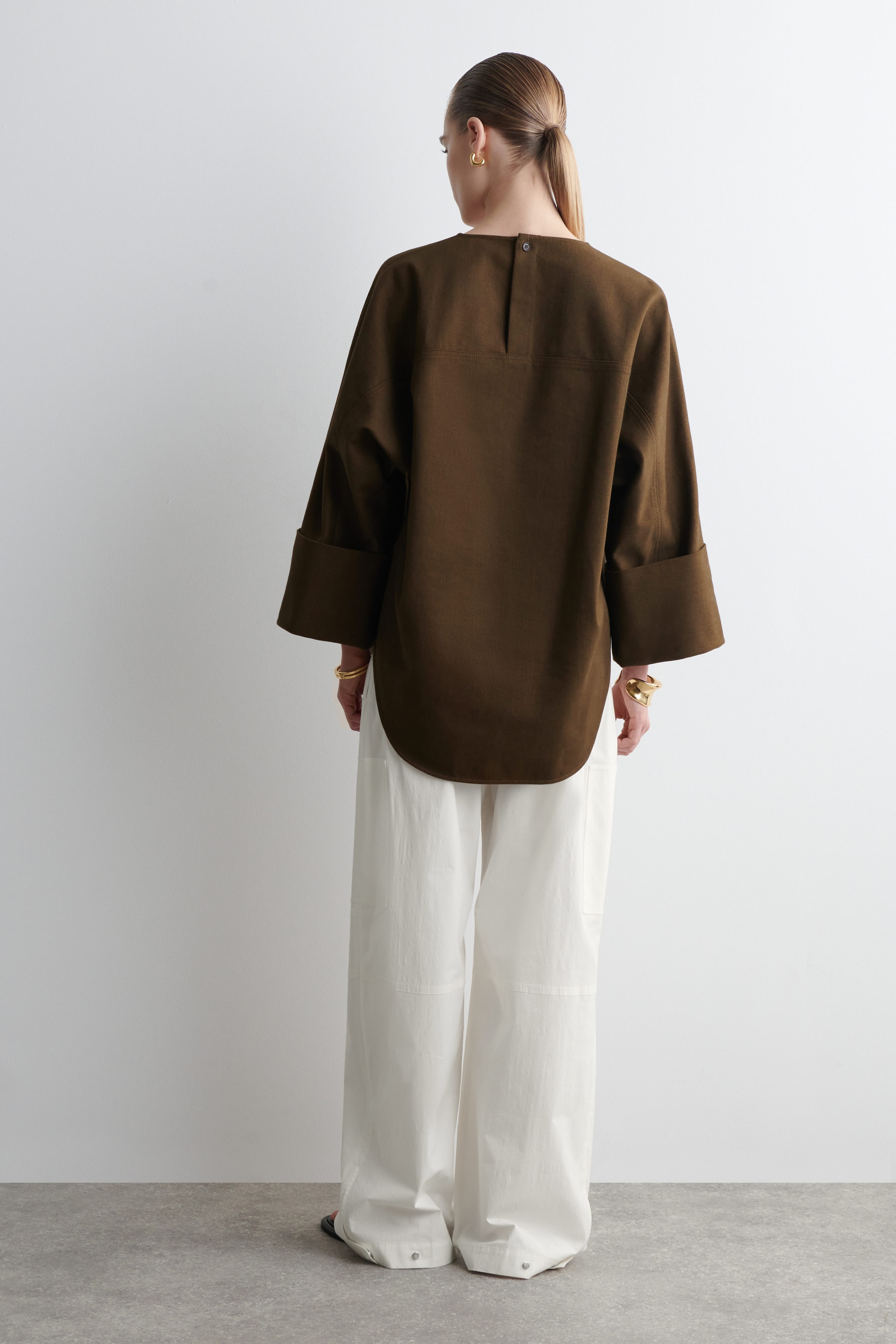 HAUT OVERSIZE EN DENIM