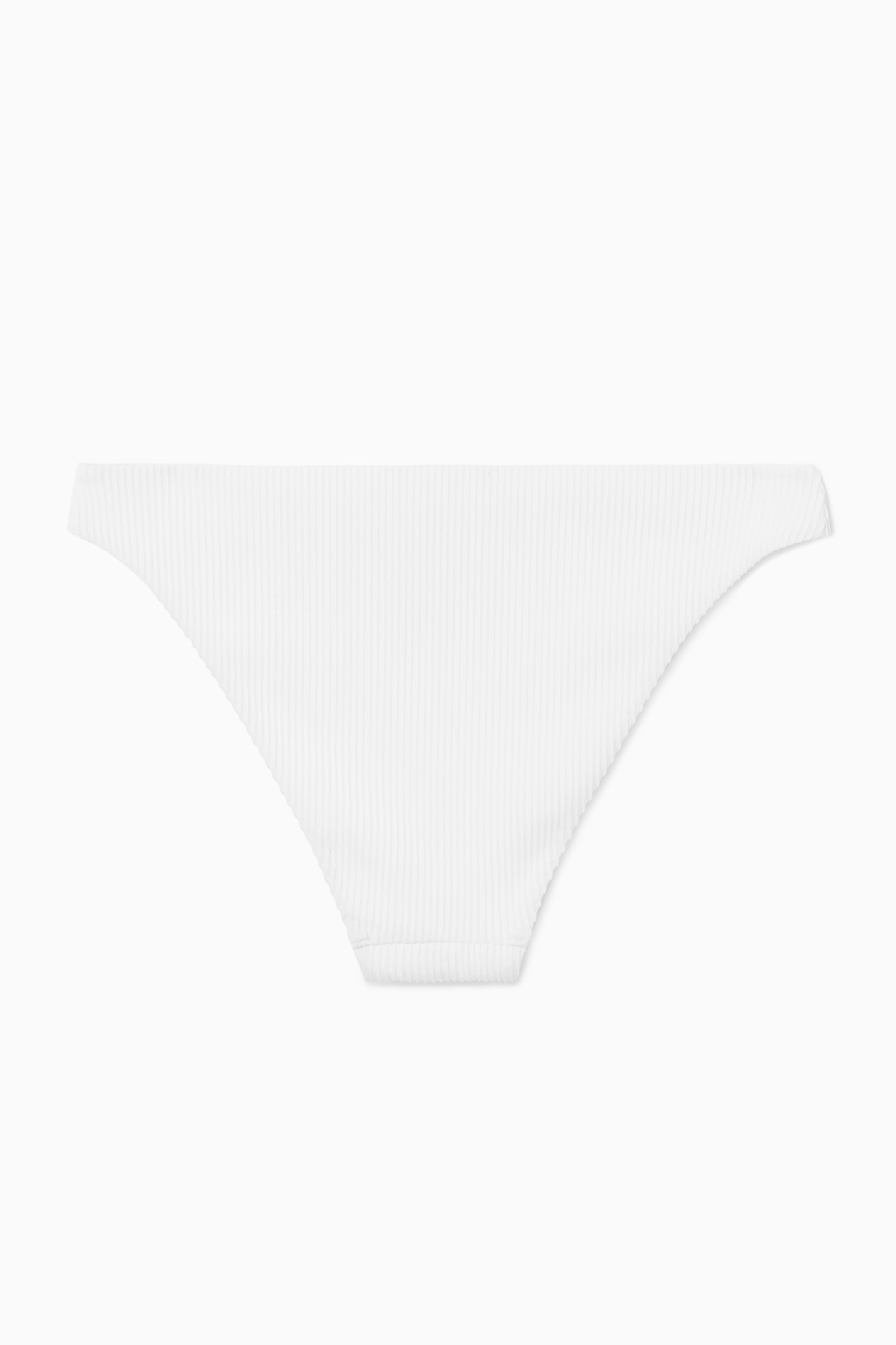 Grösseres Bild ansehen: GERIPPTE BIKINIHOSE - WEISS - DAMEN | H&M CH 2