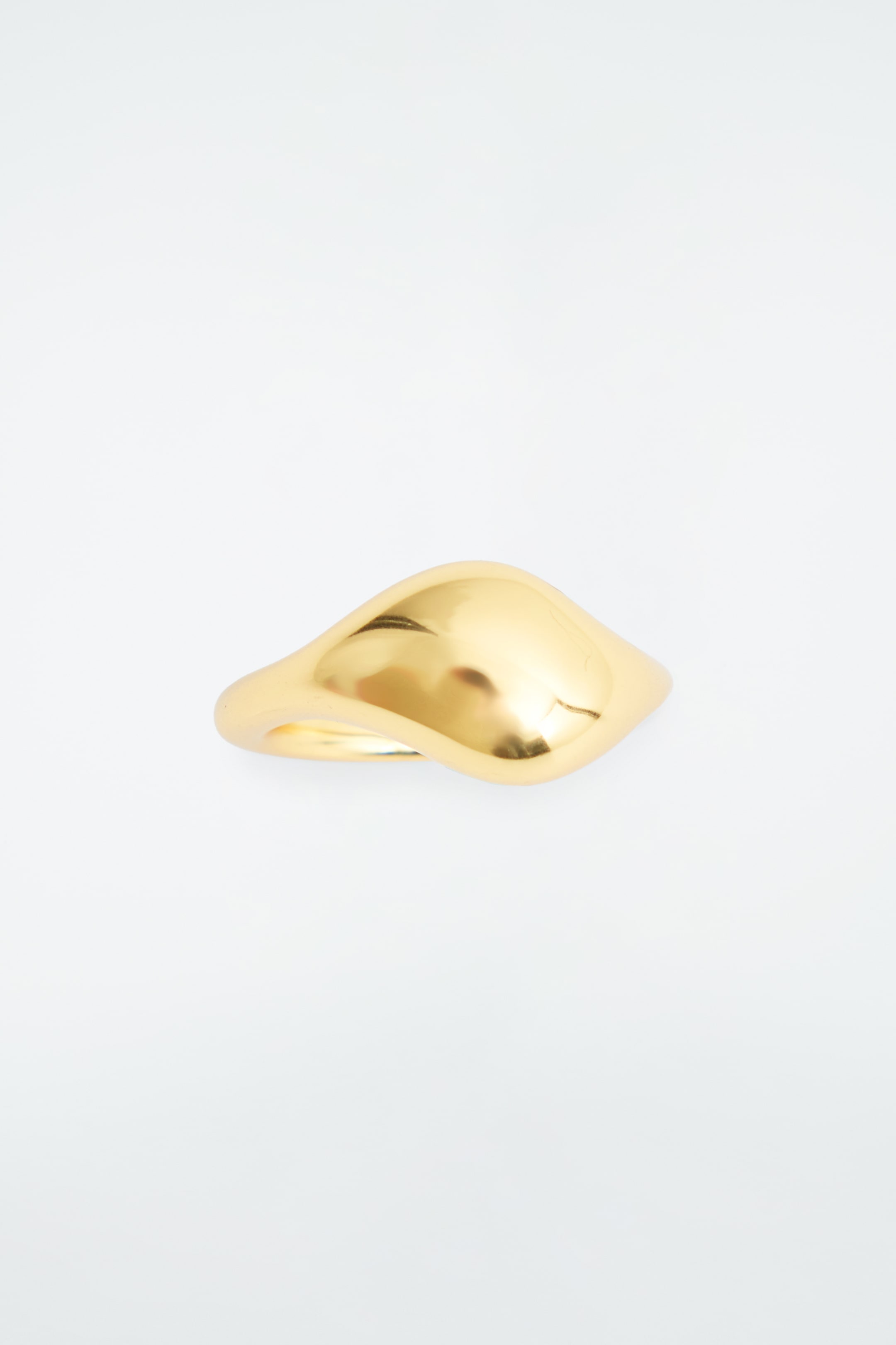 Agrandir l'image: BAGUE DE PETIT DOIGT ÉPAISSE FAÇON GOUTTE D'EAU - DORÉ - FEMME | H&M CH 2