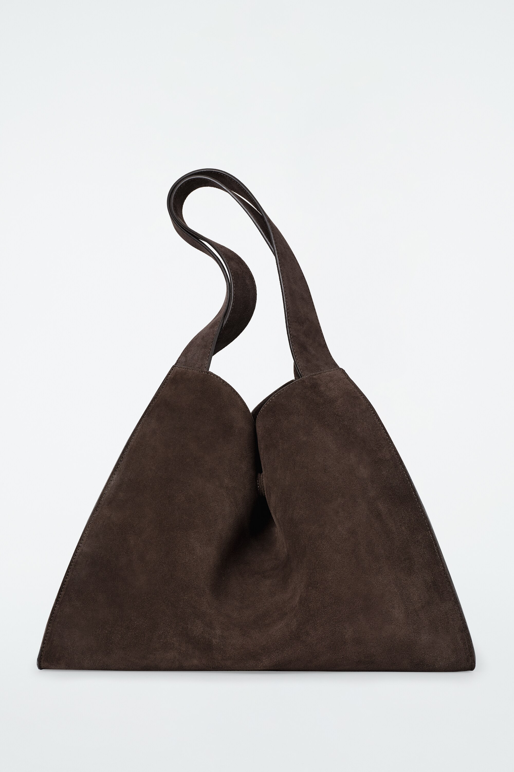 ALCOVE TOTE BAG - LEATHER - BROWN/BLACK