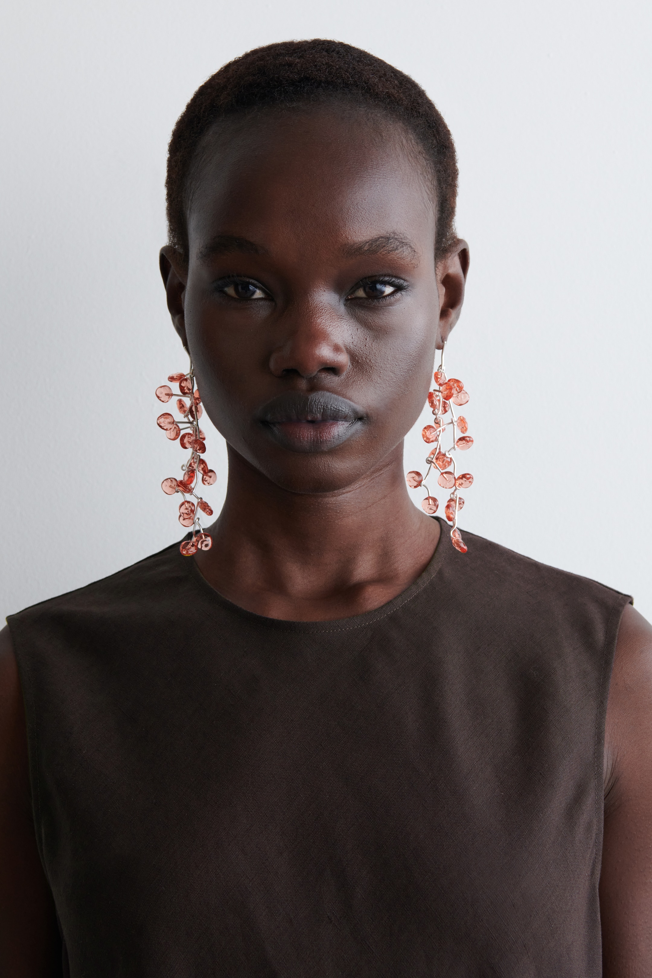 Grotere afbeelding bekijken: cascaderende oorbellen - ORANJE / ZILVER - DAMES | H&M BE 1