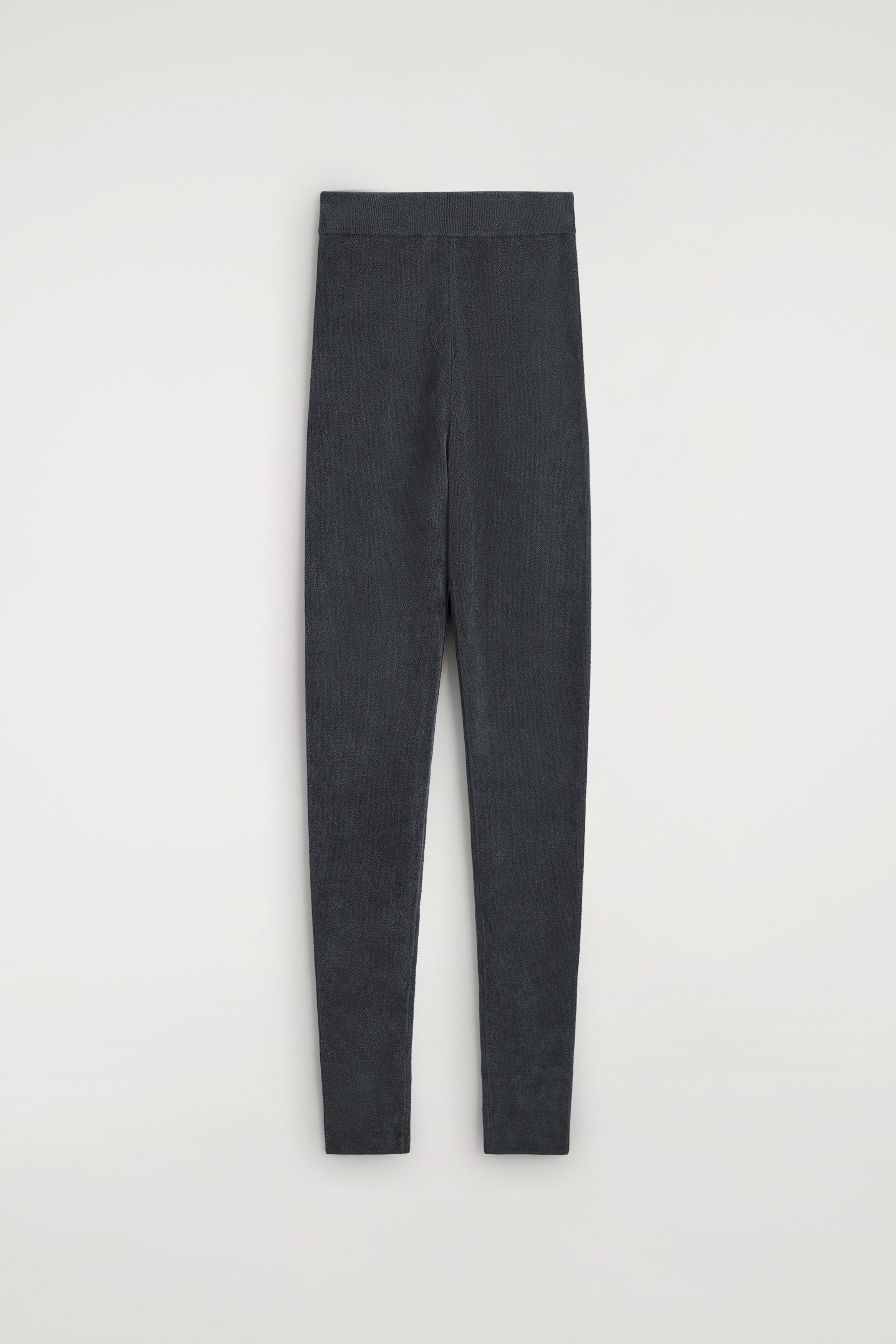 CHENILLE-KNIT LEGGINGS