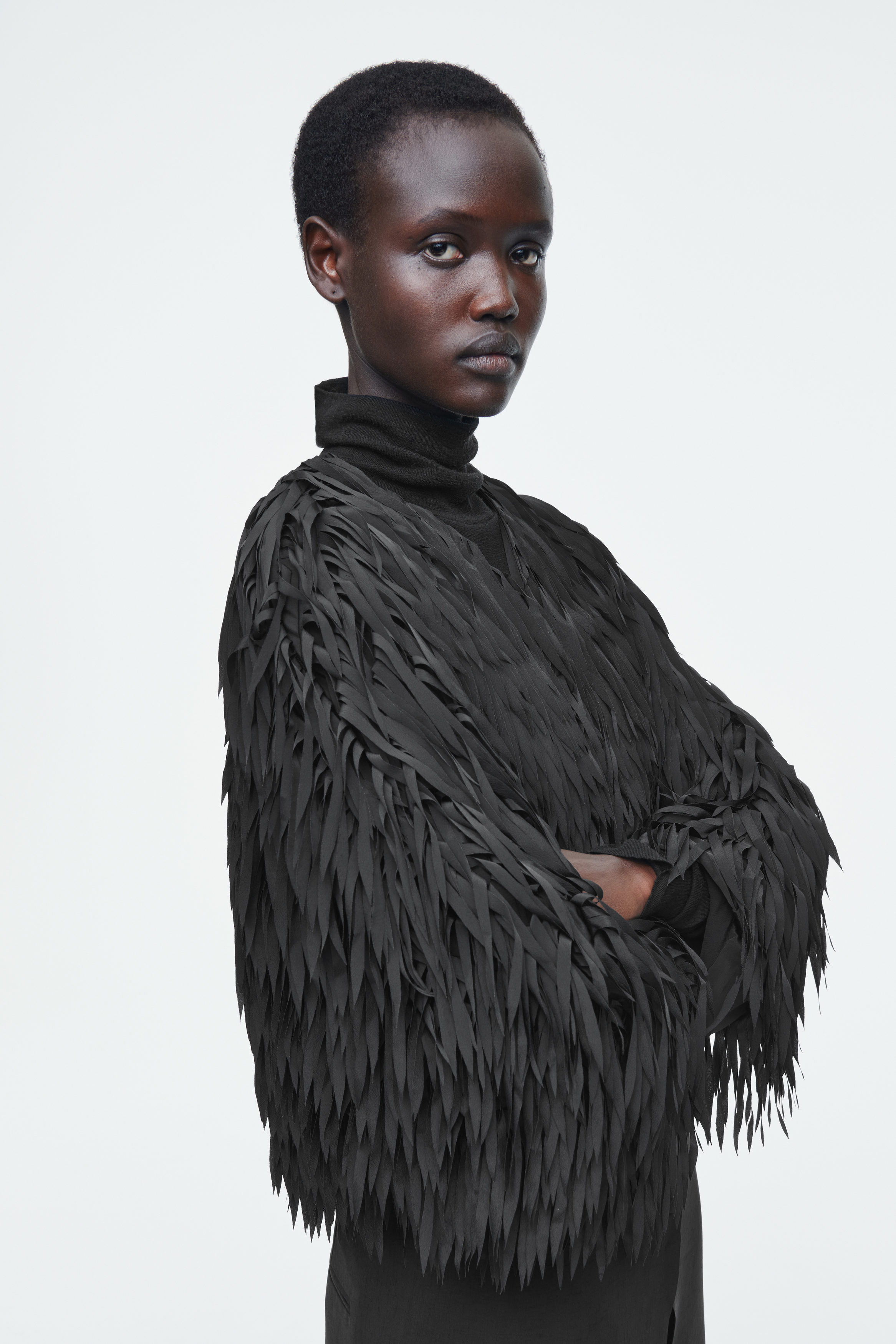 ジャケット・アウター UND FEATHER LIKE BOLERO AmeriVINTAGE 新作完売UND FEATHER LIKE BOLERO