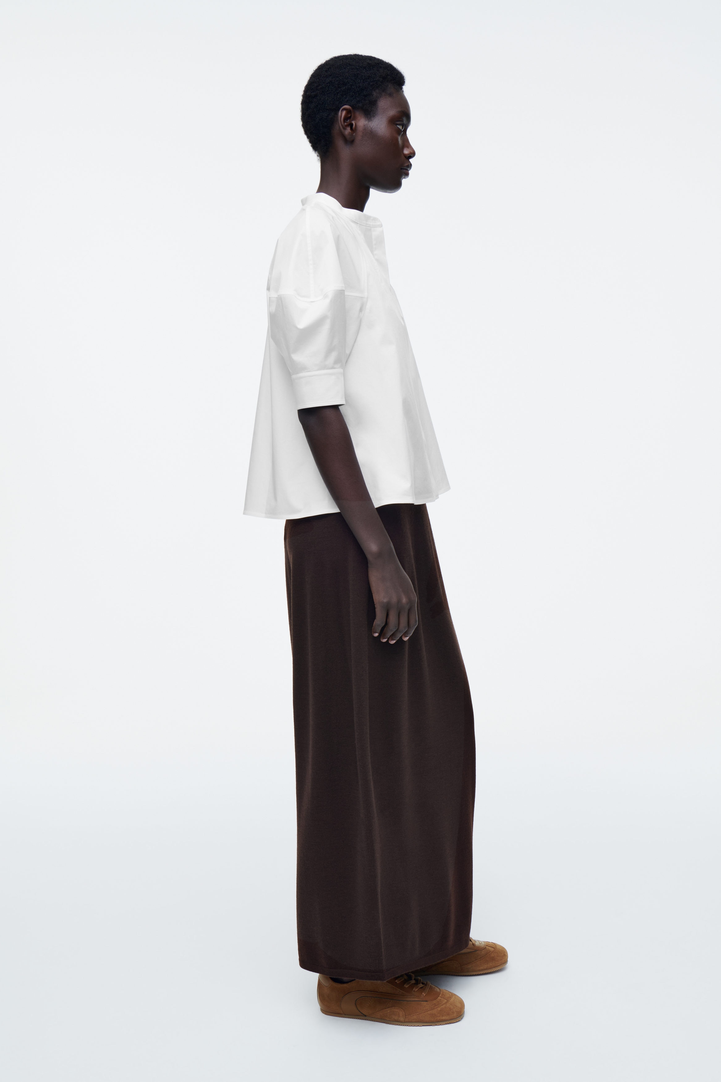 PUFF-SLEEVE BLOUSE - WHITE | COS