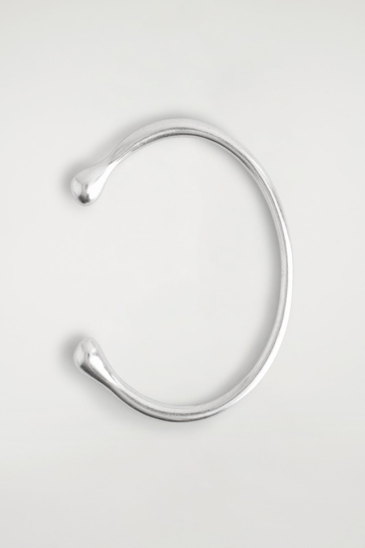 TEARDROP CUFF — SILVER