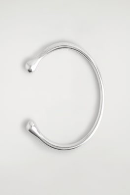 TEARDROP CUFF — SILVER 2