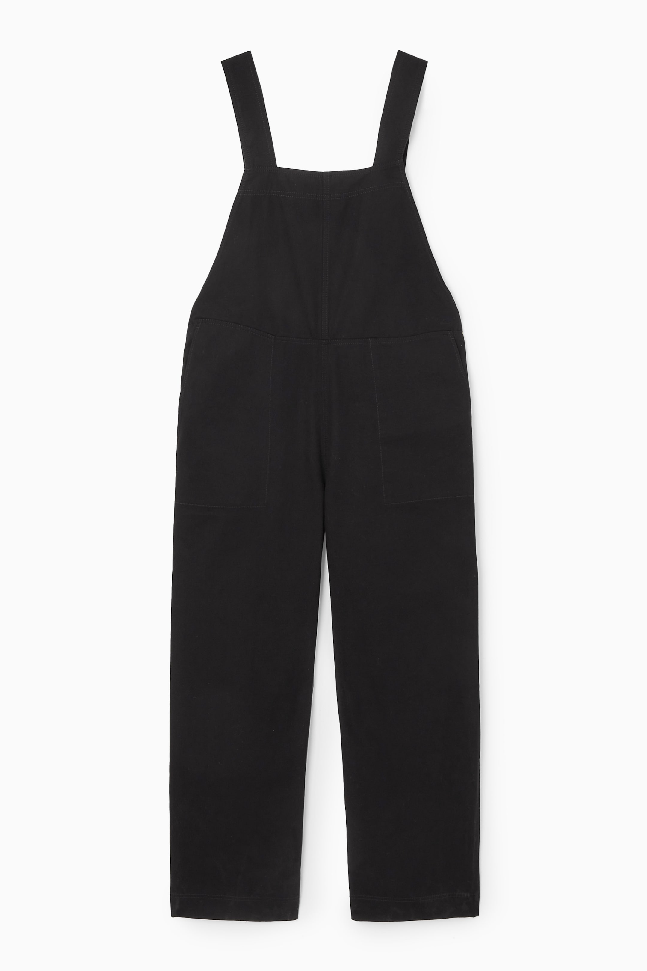Ingrandisci l'immagine: STRAIGHT-LEG DUNGAREES - BLACK - DONNA | H&M CH 1
