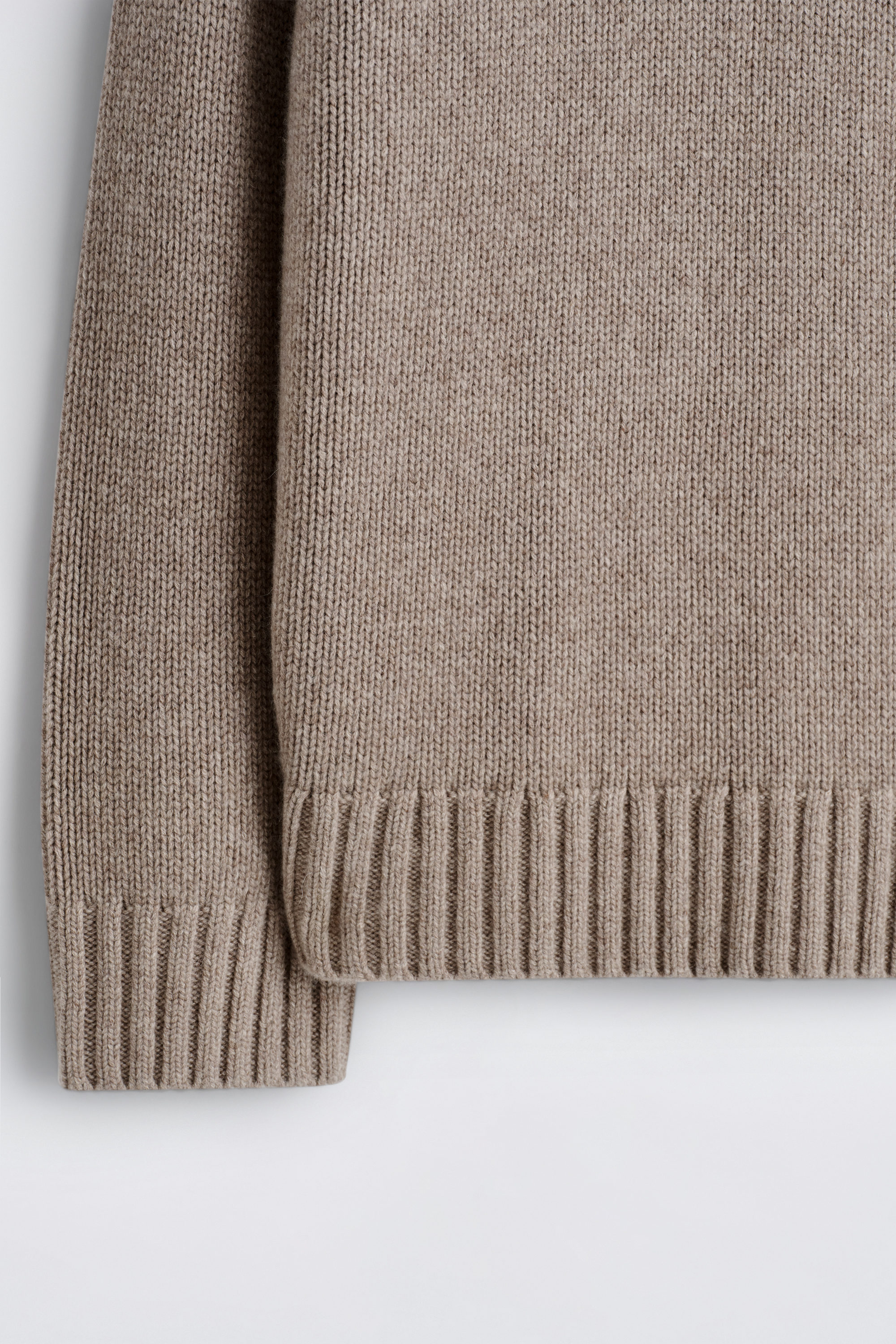 CHUNKY PURE CASHMERE CREW-NECK SWEATER - UNDYED | COS US
