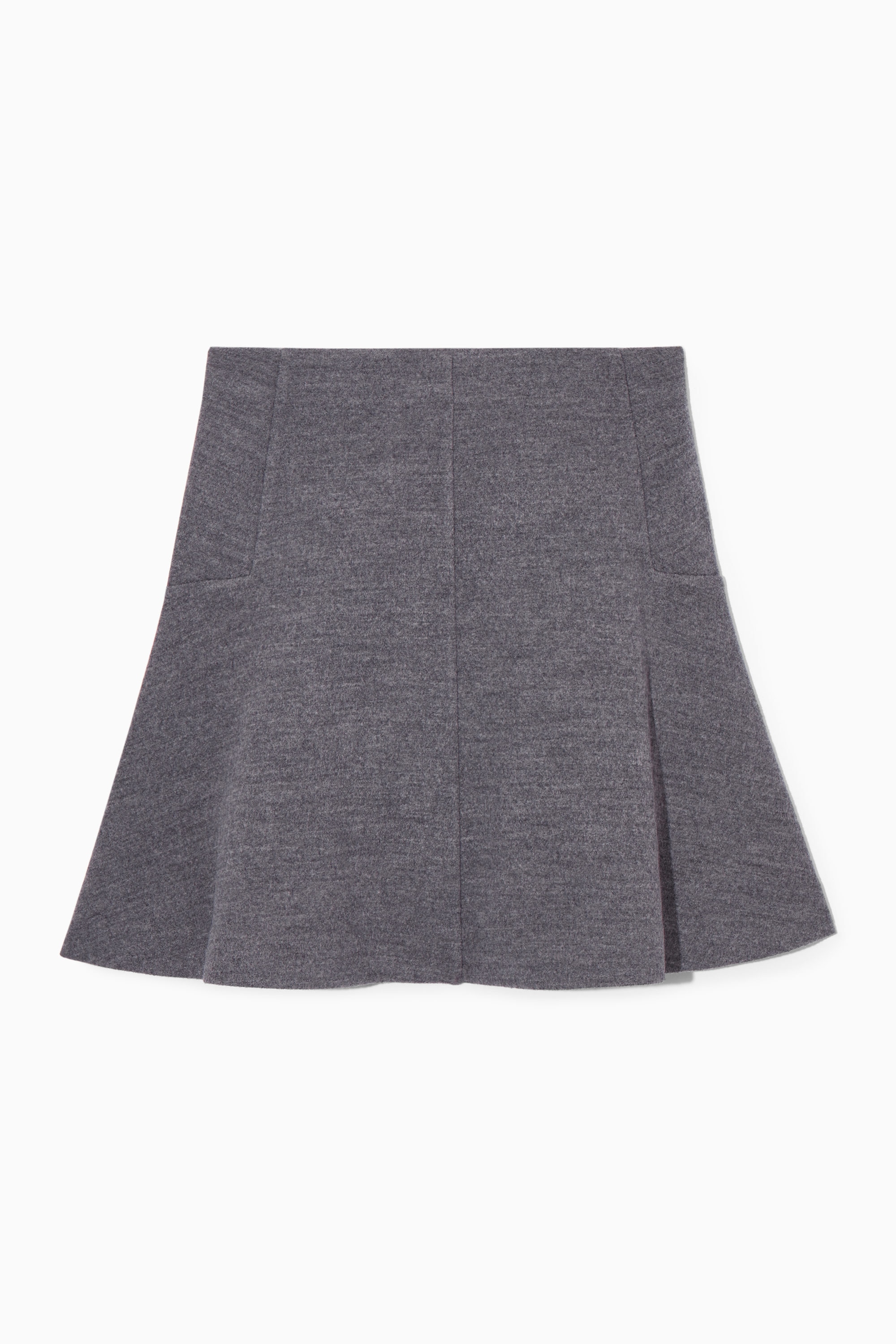 [LOW CLASSIC] /☆ 24SS WOOL POCKET MINI SKIRT / MELANGE GREY Low Classic Wool pocket mini skirt - Grey | LOW24UMSK0900547