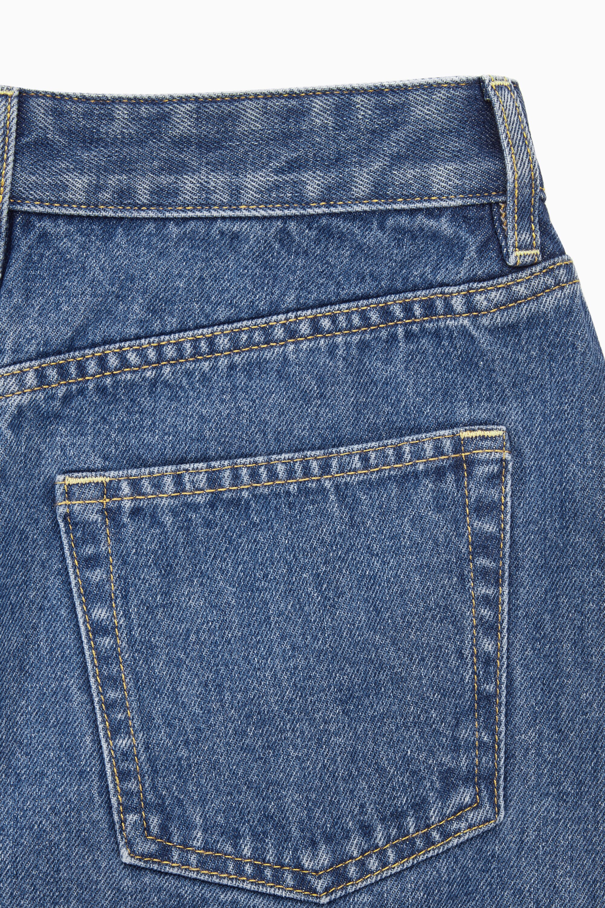 DENIM MINI WRAP SKIRT - WASHED BLUE | COS