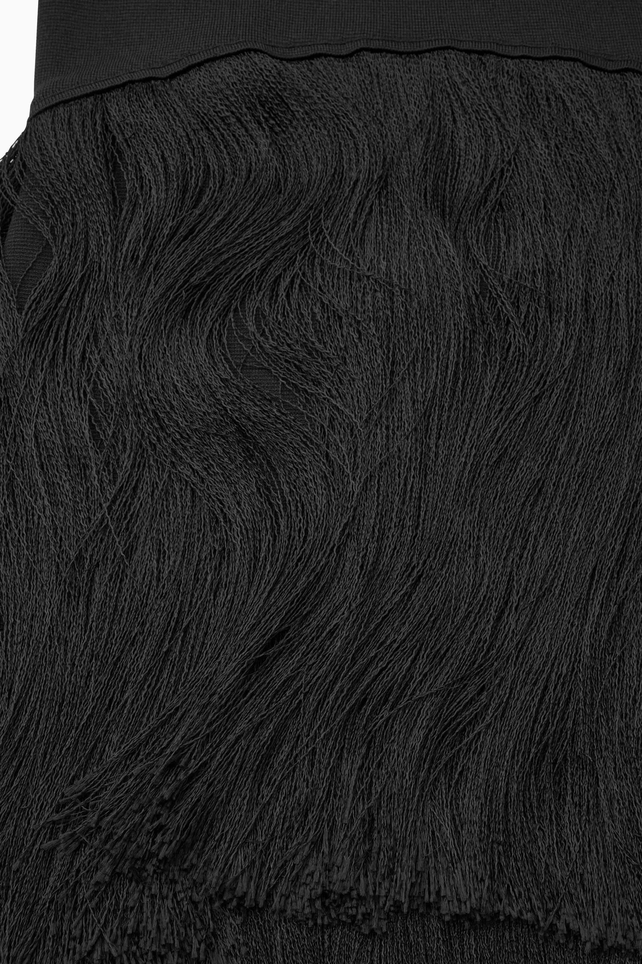 Ingrandisci l'immagine: FRINGED TIERED MIDI DRESS - BLACK - DONNA | H&M CH 2