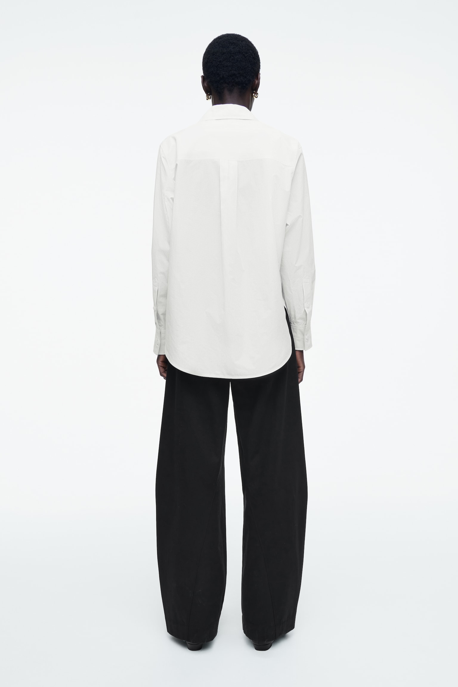 CAMISA ESTRUCTURADA DE ALGODÓN PIMA - MARFIL / RAYA DIPLOMÁTICA/AZUL / RAYAS/BLANCO/ROSA - 4