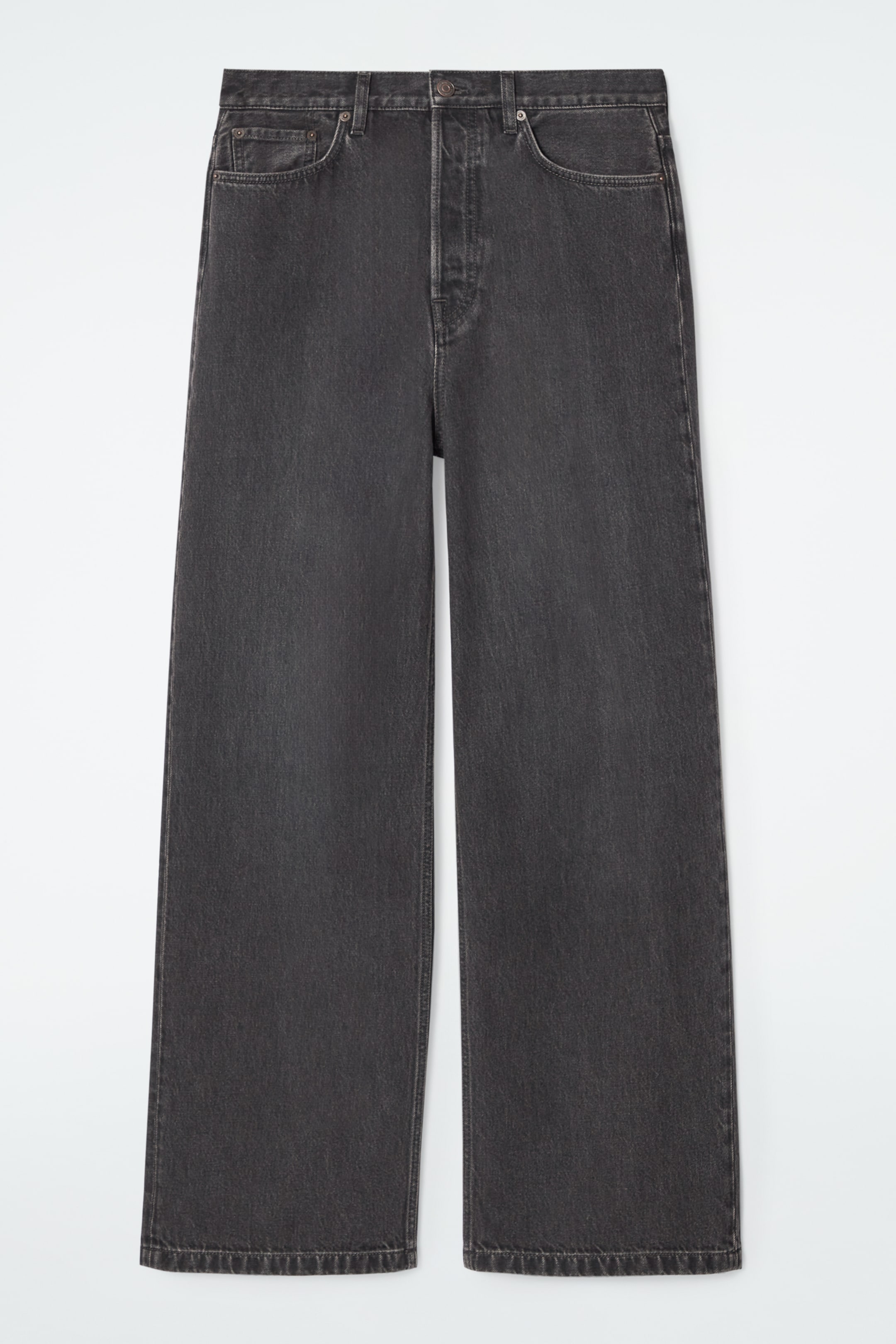 Visualizza immagine più grande: JEANS VOLUME A GAMBA LARGA - NERO LAVATO - DONNA | H&M IT 5