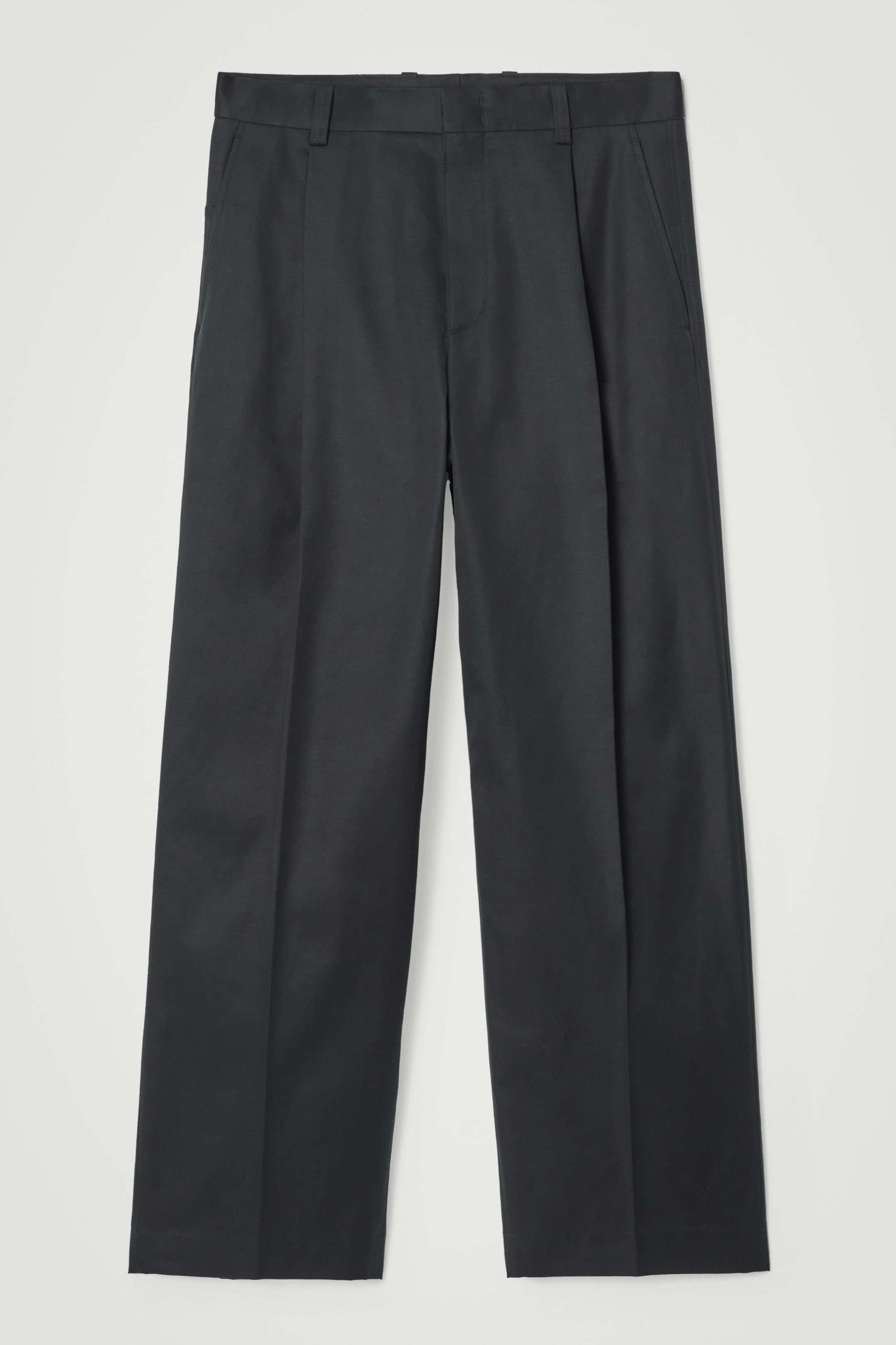 PANTALON DÉCONTRACTÉ DROIT EN COTON