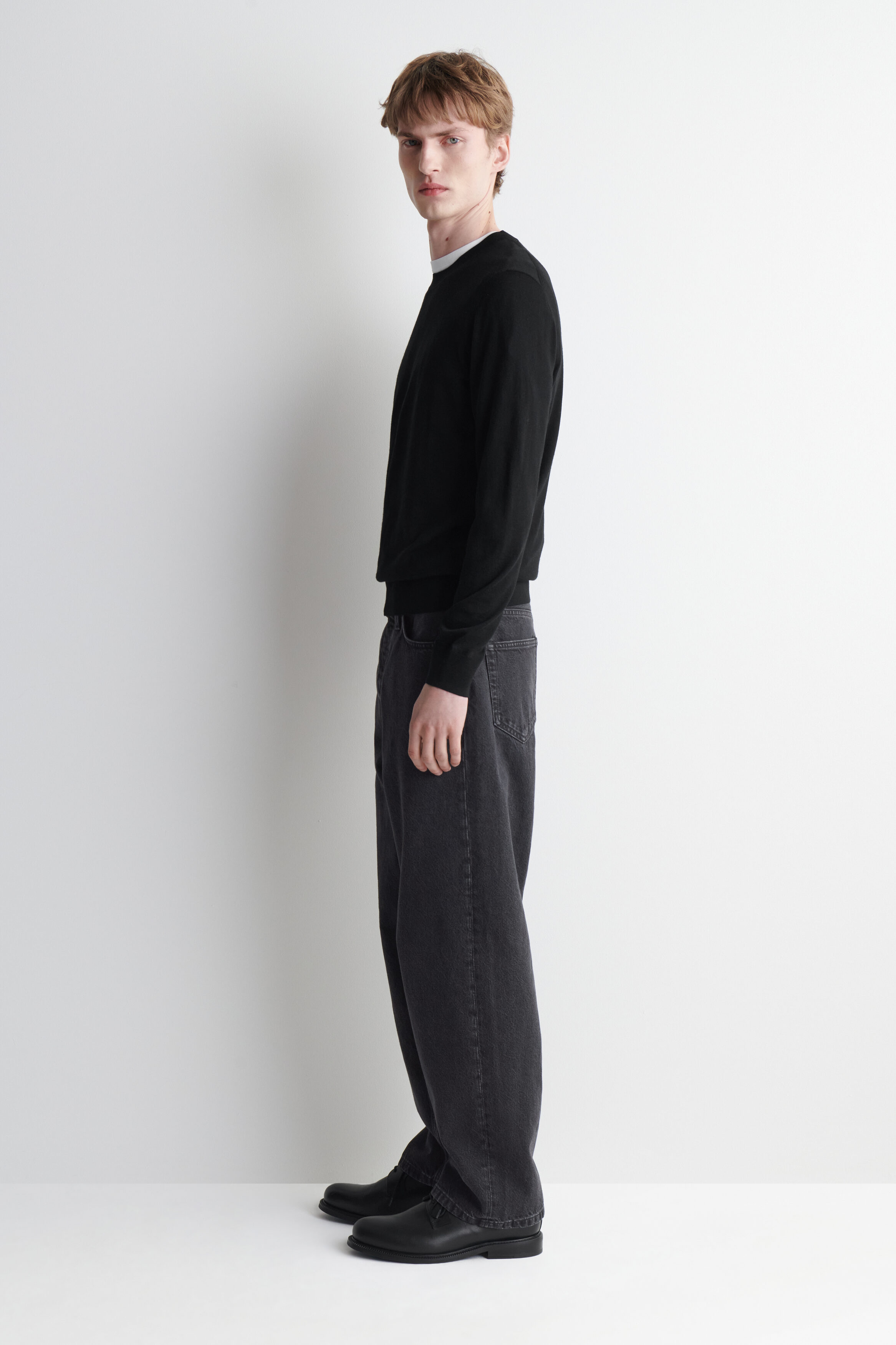 パンツ COS RIDER STRAIGHT-LEG JEANS W31 L32 RIDER RELAXED-FIT STRAIGHT-LEG JEANS - BLACK | COS