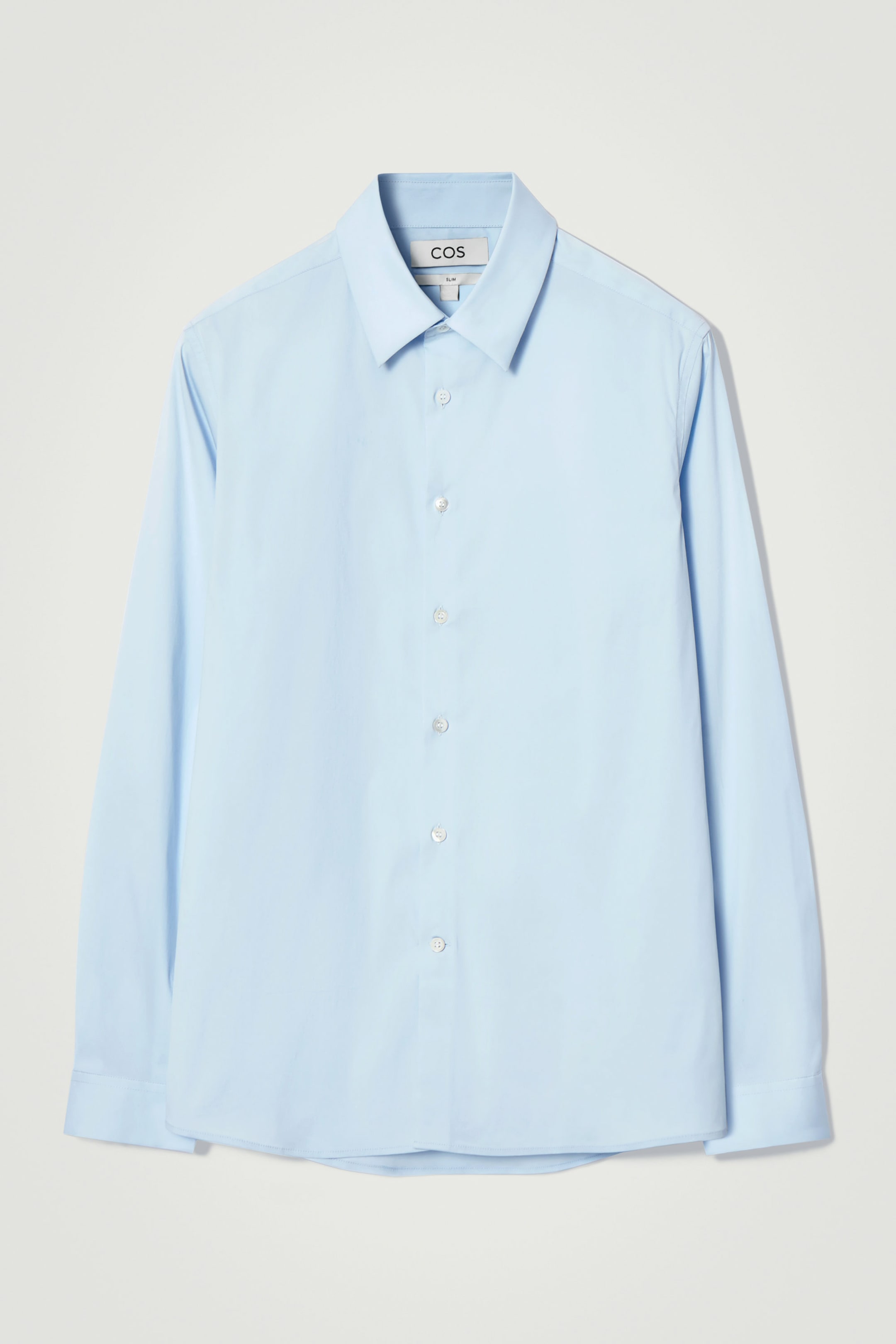 CAMICIA SARTORIALE IN POPELINE DAL TAGLIO SLIM