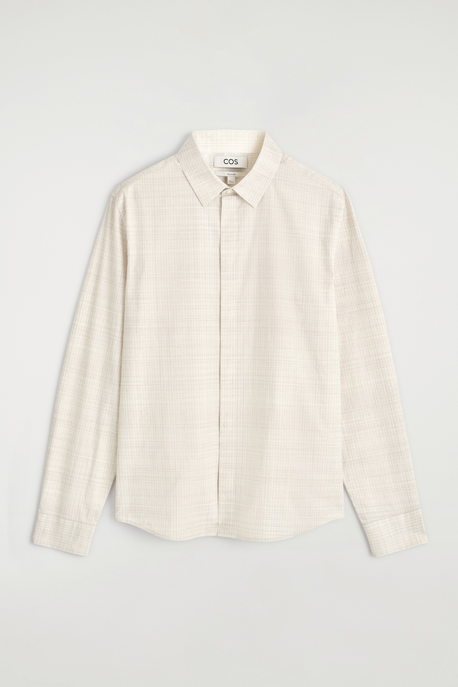 CHEMISE À CARREAUX EN COTON - BEIGE / CARREAUX - 2