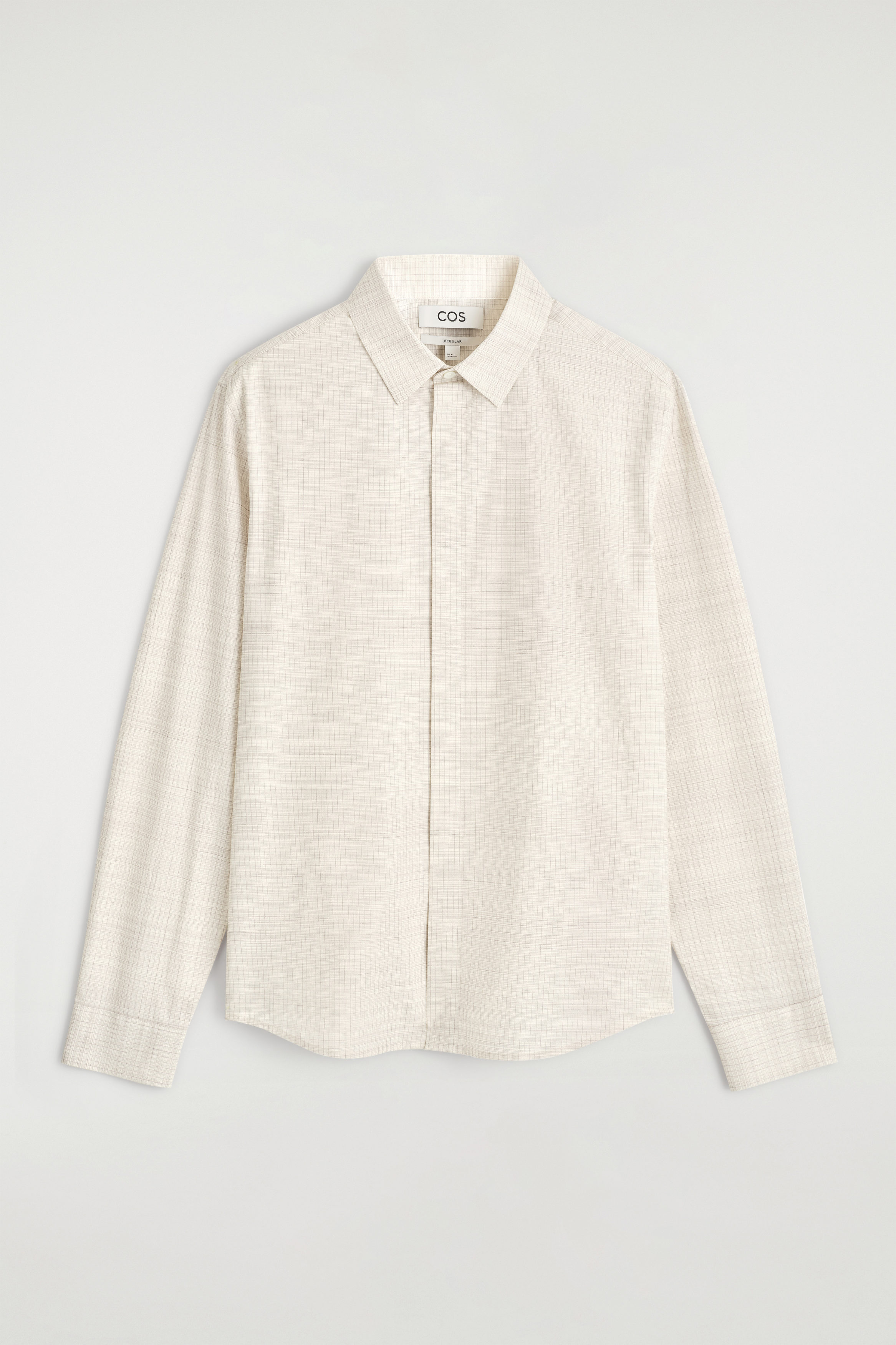 トップス COTTON LINEN CHECK SHIRT No Iron™ Plum Striped Linen Shirt | Chico's