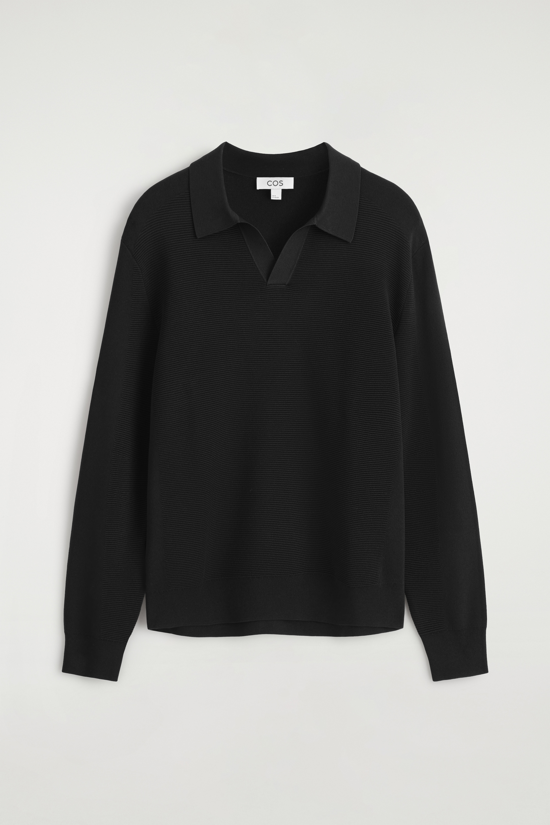 Ver imagen más grande: JERSEY DE PUNTO CON TEXTURA Y CUELLO DE POLO - NEGRO - HOMBRE | H&M ES 6