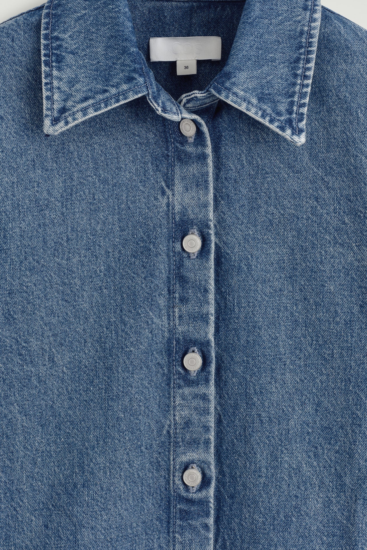 DENIM SHIRT — BLUE