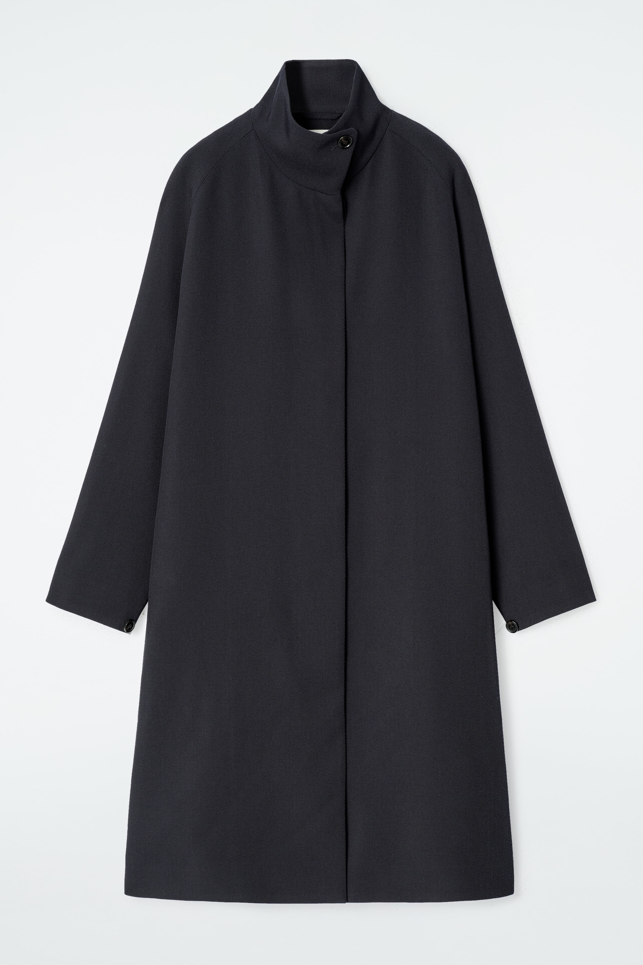 Agrandir l'image: MANTEAU TRAPÈZE EN LAINE MÉLANGÉE - BLEU MARINE - FEMME | H&M FR 7