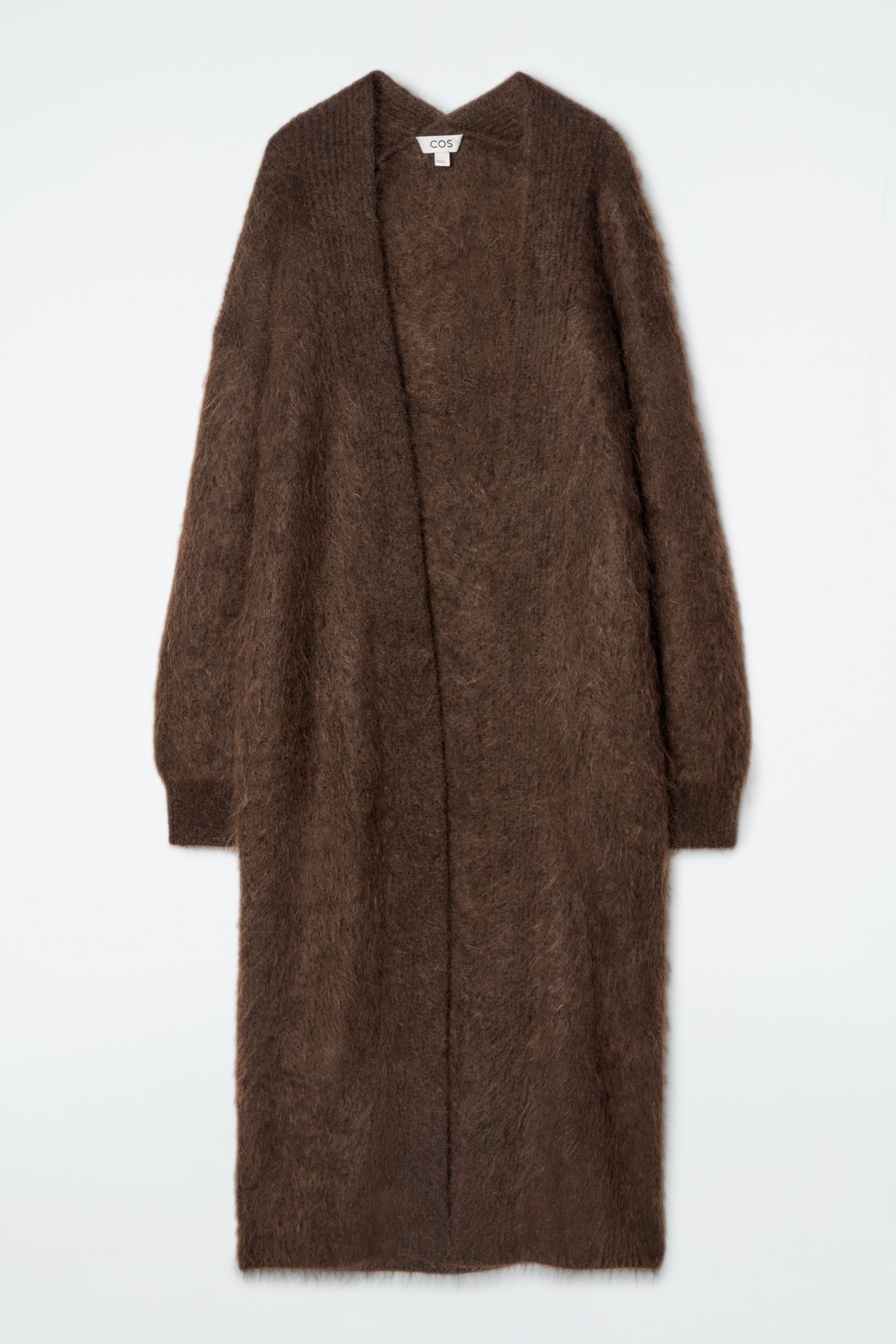 MAXICÁRDIGAN MEZCLA MOHAIR TEXTURIZADO