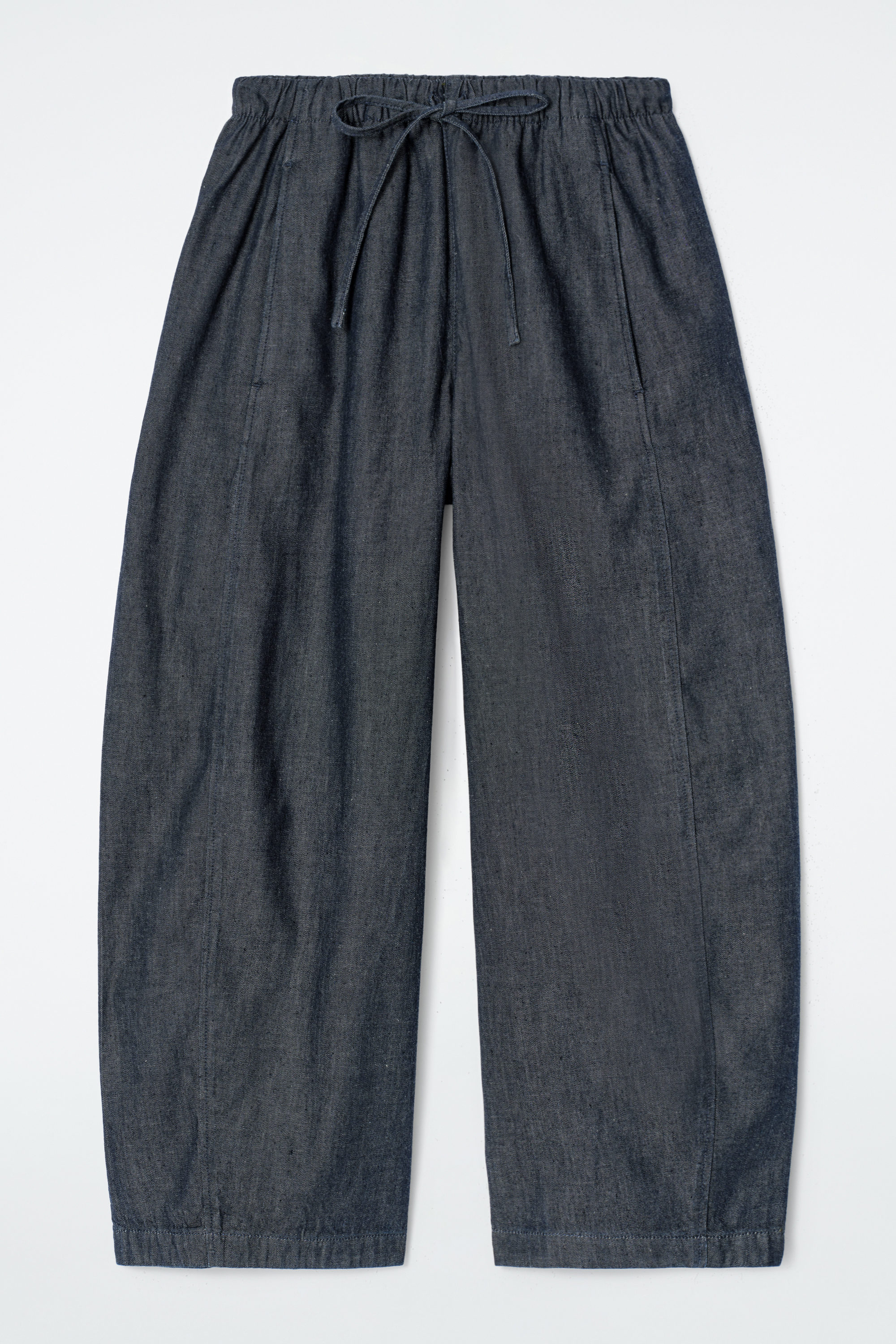 新品未使用完売品【COS】BARREL-LEG COTTON TROUSERS COTTON BARREL-LEG PANTS - BROWN | COS