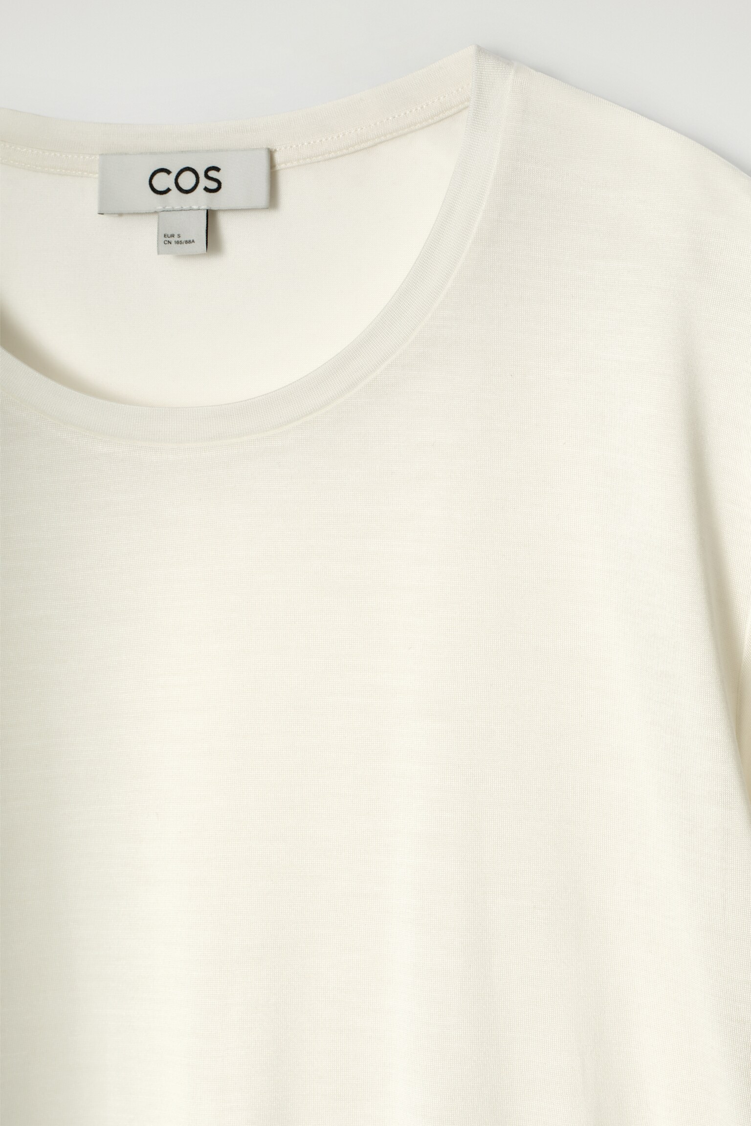 T-SHIRT EN SOIE - IVOIRE - 3