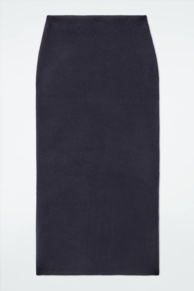 MAXIROCK AUS DOUBLEFACE-WOLLE - NAVYBLAU - 1