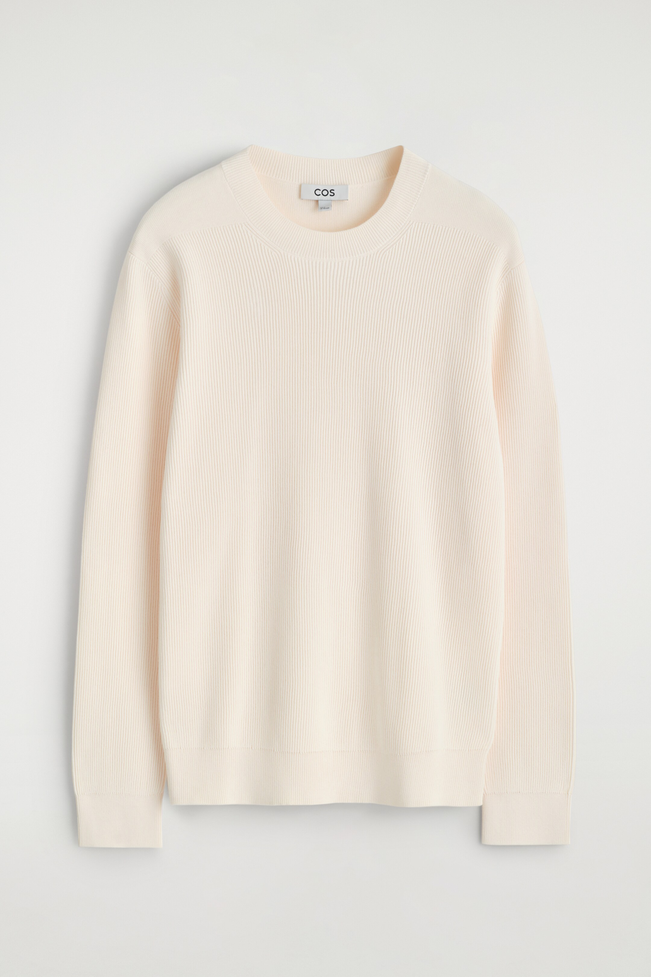 Agrandir l'image: PULL À COL ROND EN COTON - ÉCRU - HOMME | H&M CH 6