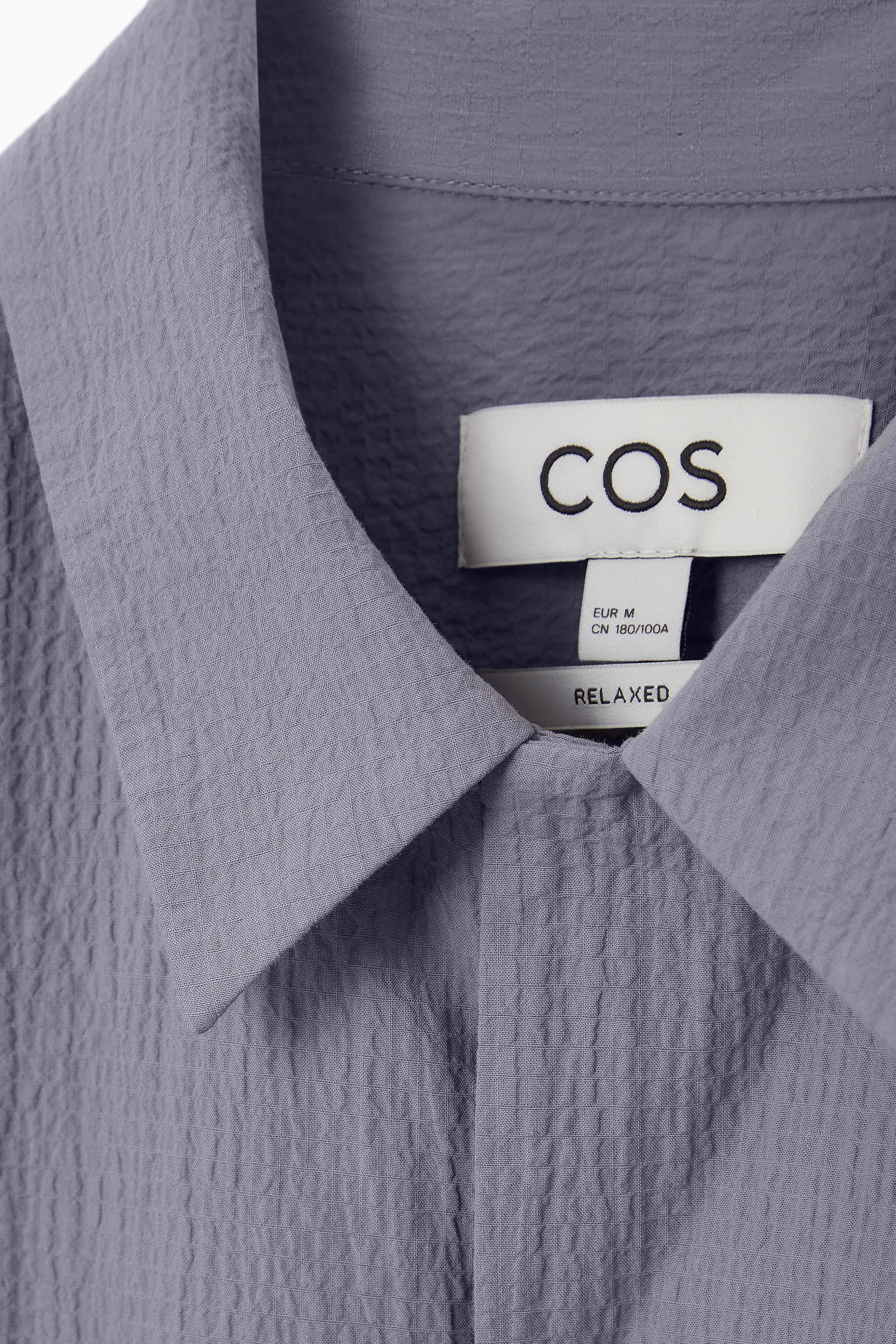 Grösseres Bild ansehen: KURZARMHEMD AUS BAUMWOLL-SEERSUCKER - BLAU - HERREN | H&M CH 3