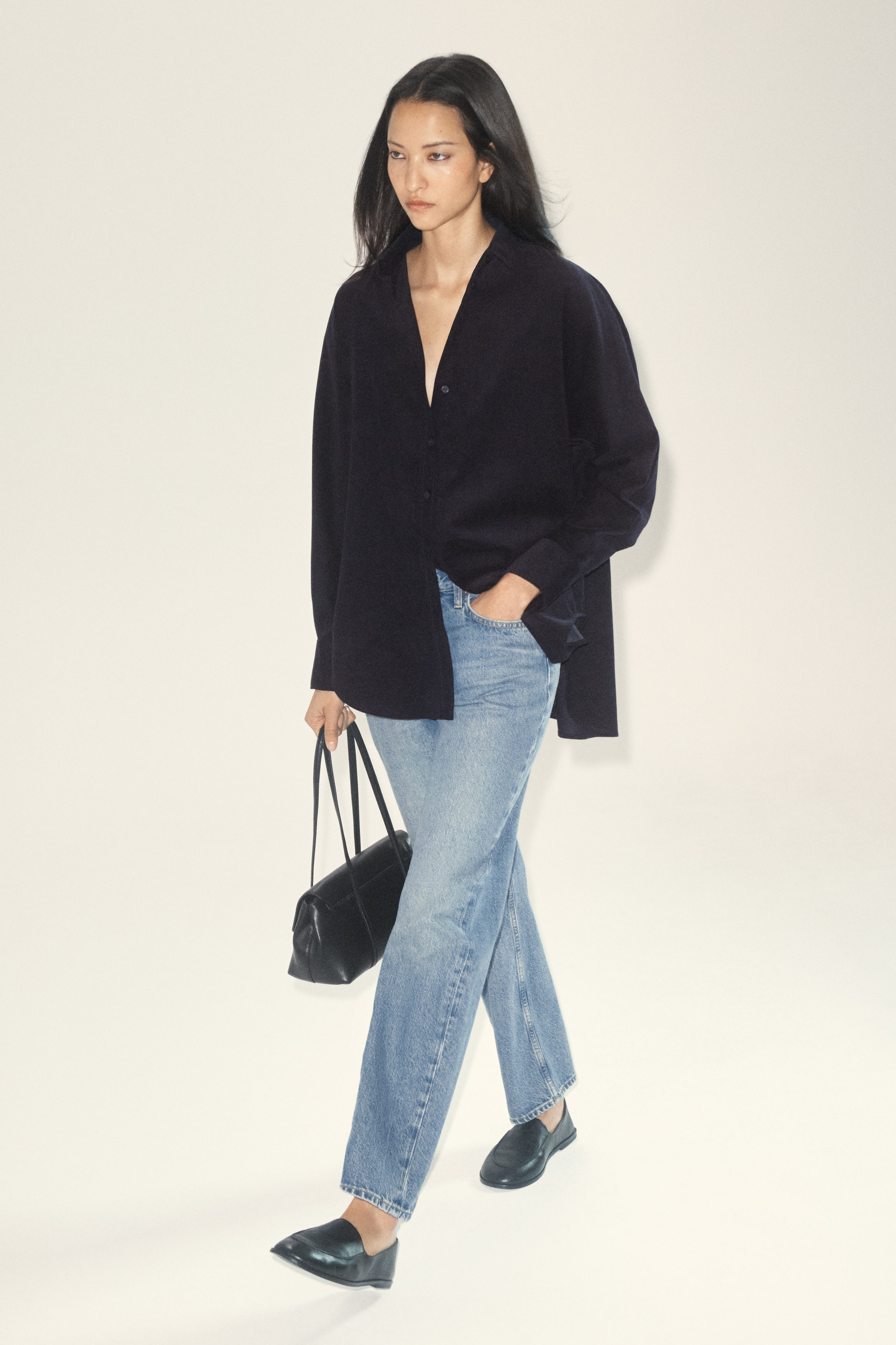 CORDUROY SHIRT - NAVY | COS US