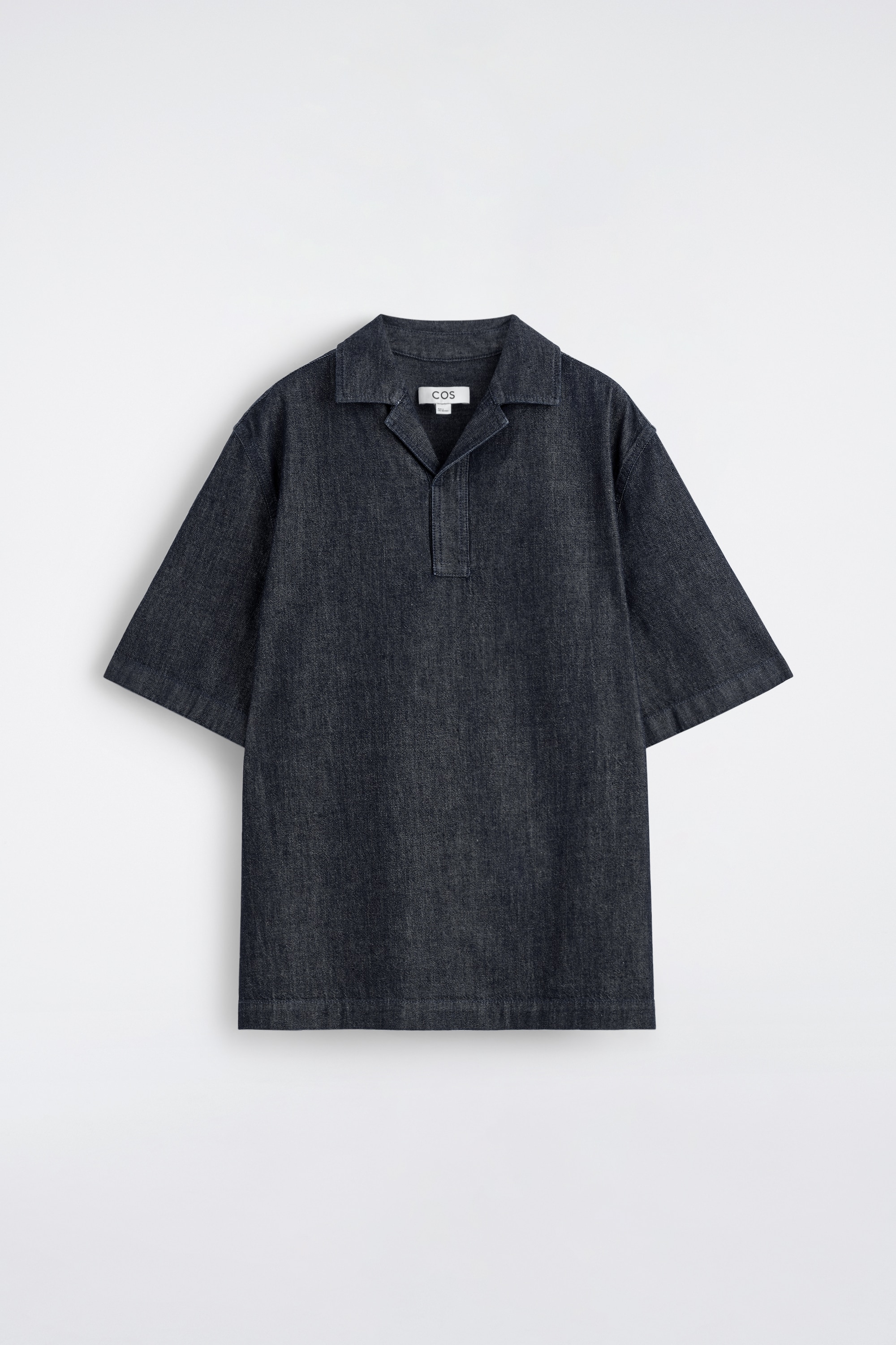 DENIM POPOVER SHIRT - INDIGO