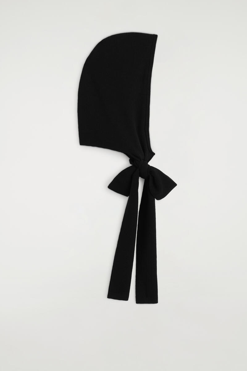 Merino Wool Hooded Scarf
