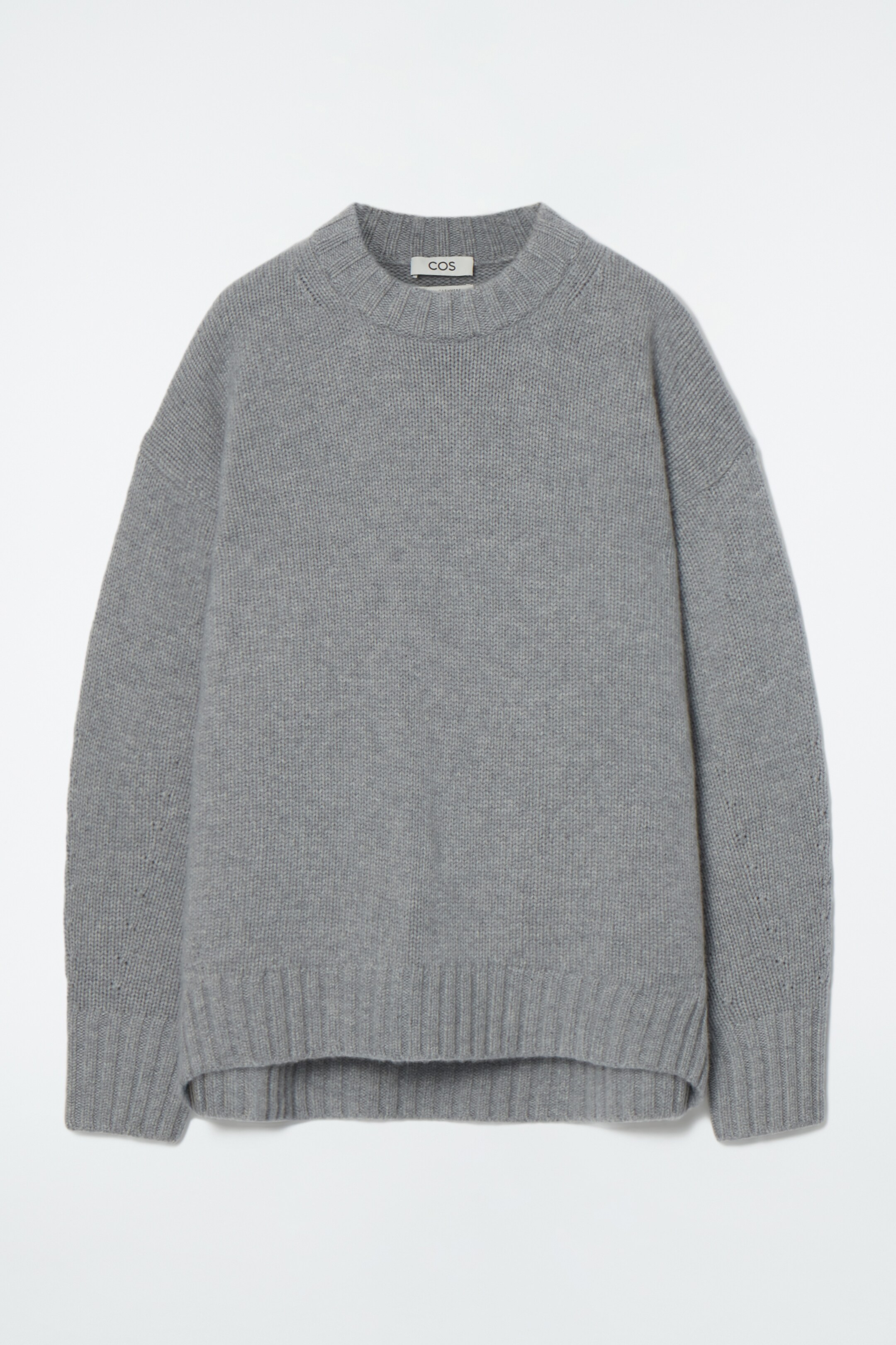 Visa större bild: TRÖJA I GROV KASHMIR MED CREWNECK - GRÅ - DAM | H&M SE 8